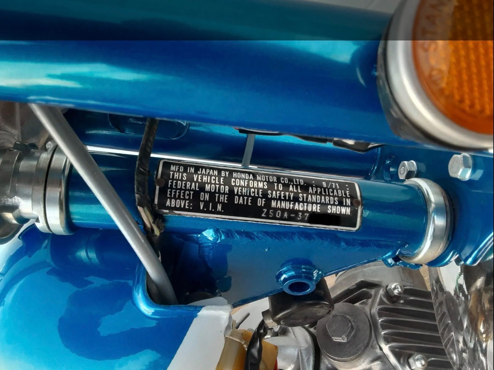 Where can I get a stamped vin plate like this for my Z50AK2? Who