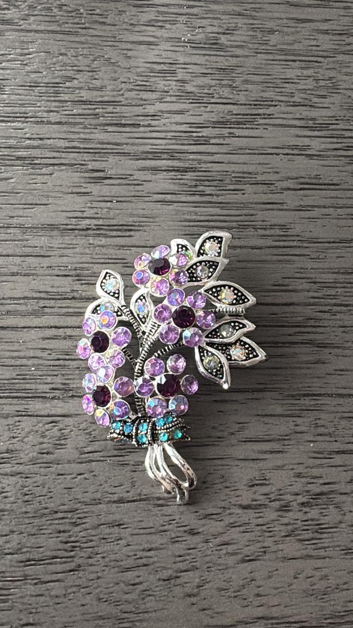 Broche Vintage Bouquet En Argent Sterling AVON - Bon état, Occasion