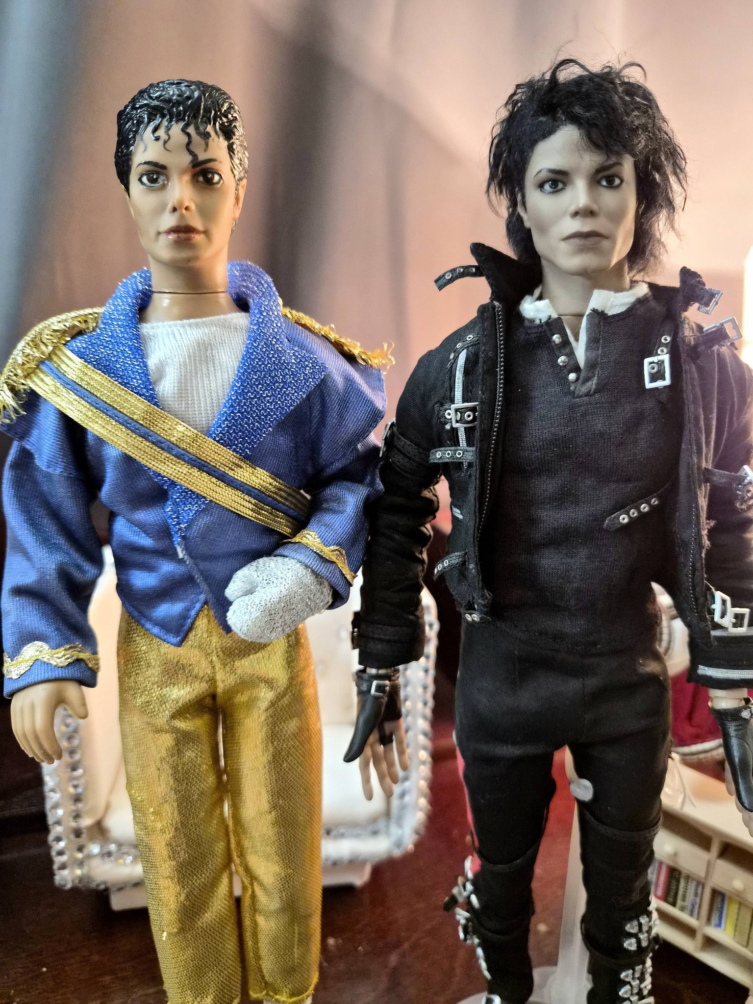 One-of-a-kind Michael Jackson figure by Hot Toys with rooted hair