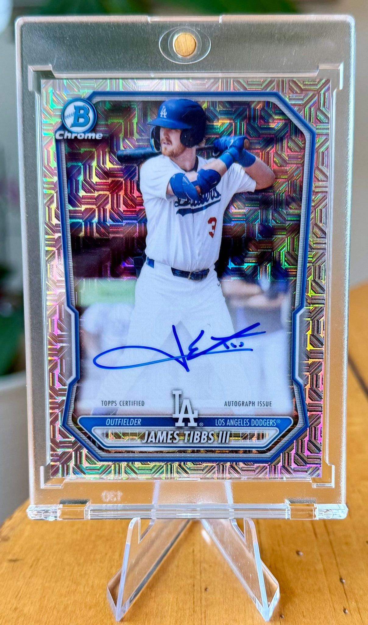 James Tibbs III 2026 Bowman Chrome Mojo Auto Auction