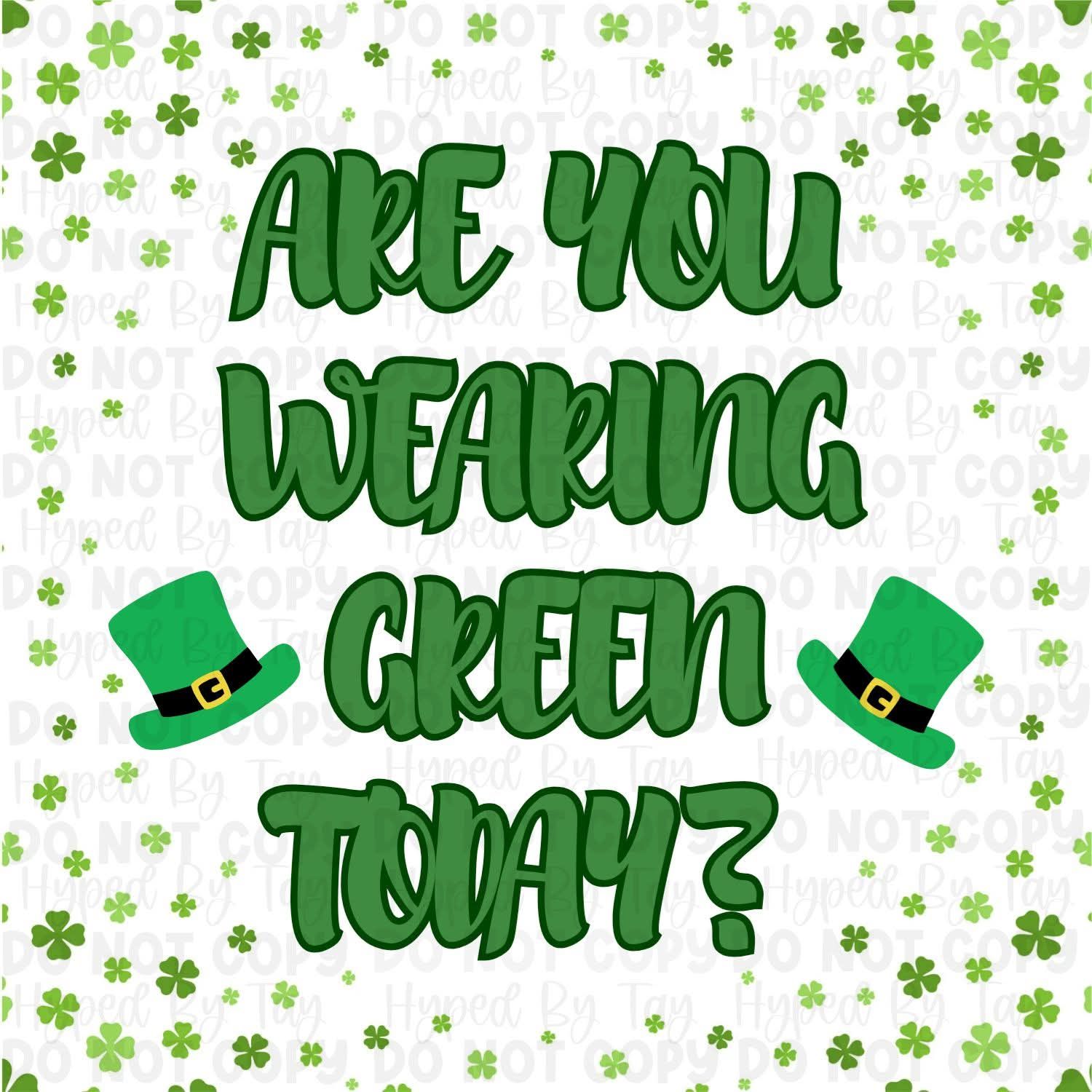 by the way that dress you are wearing is green Should we all start dresses when we need a little luck on our side or? 👀💚 fb_category_528
