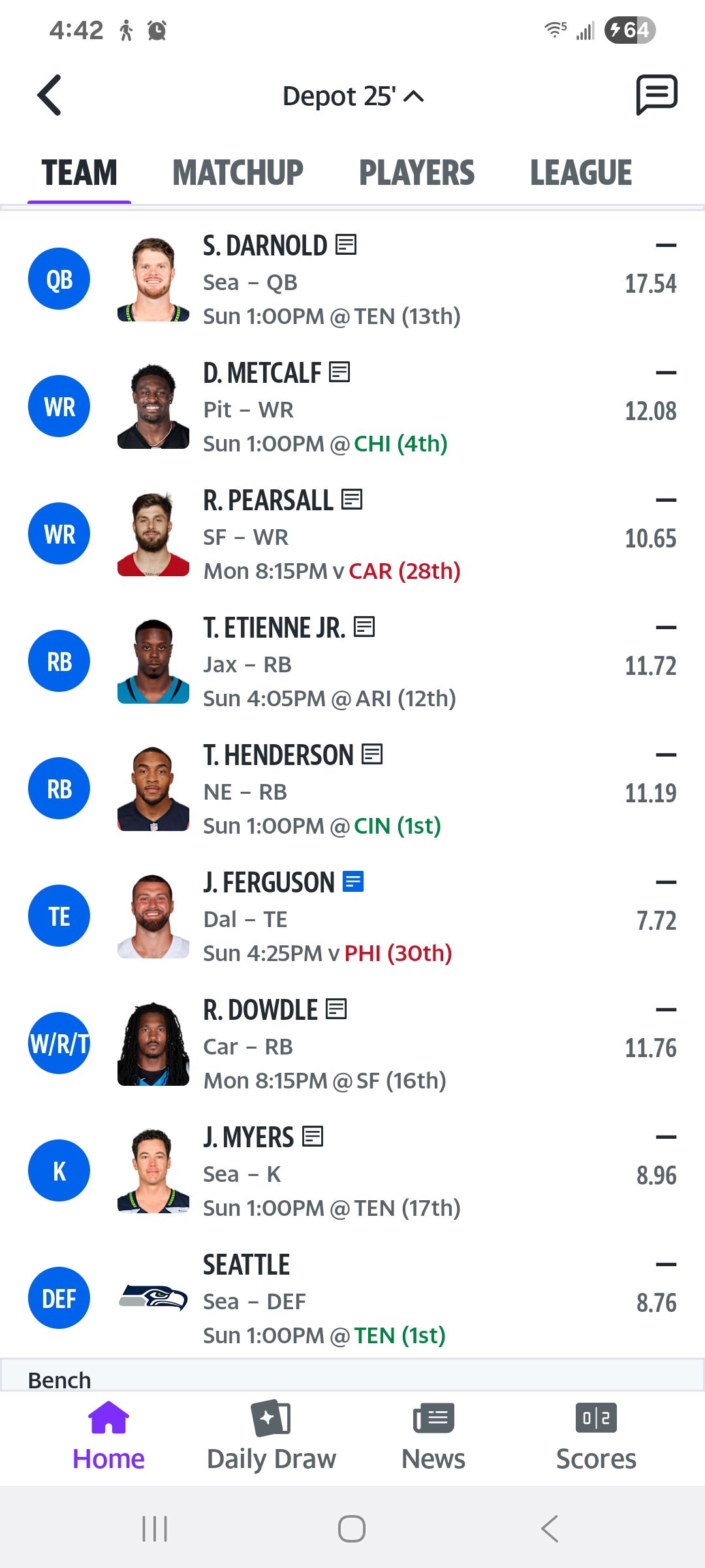 Fantasy Football Advice! | Looking to trade one or two of my rbs for a ...