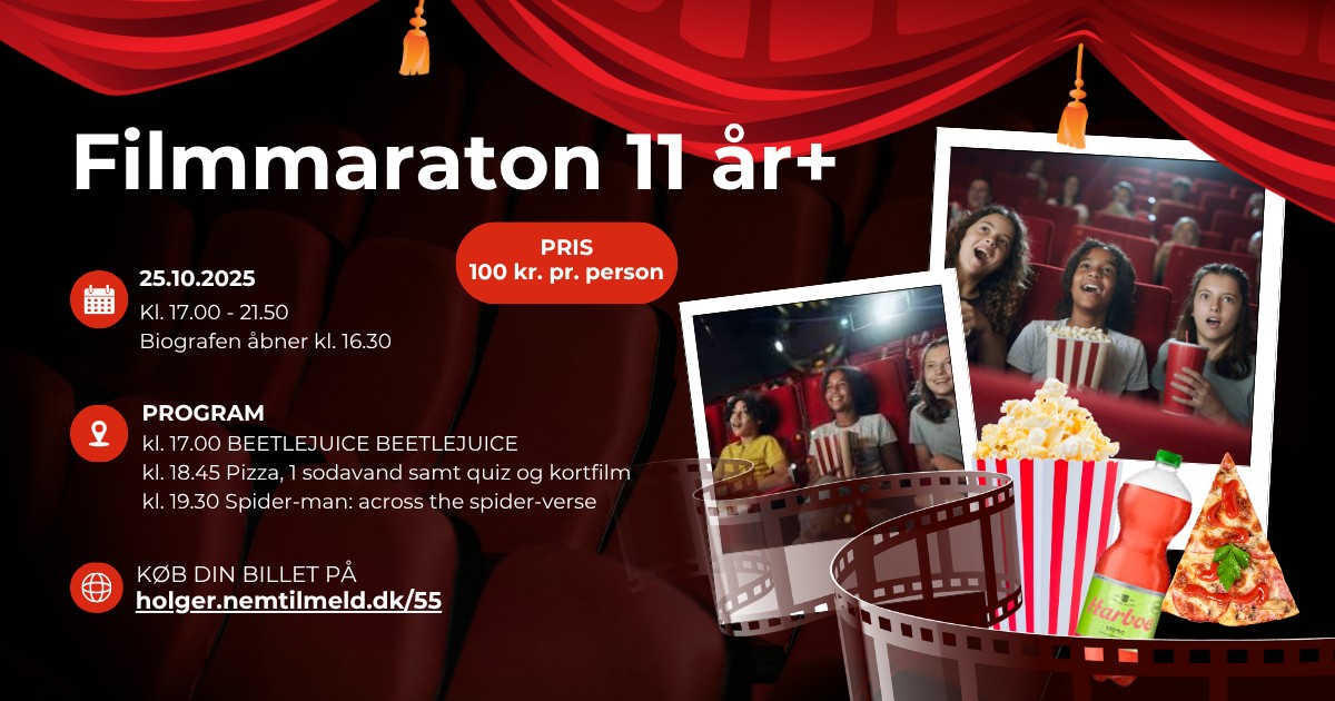 Filmklub Holger åbner for ny sæson