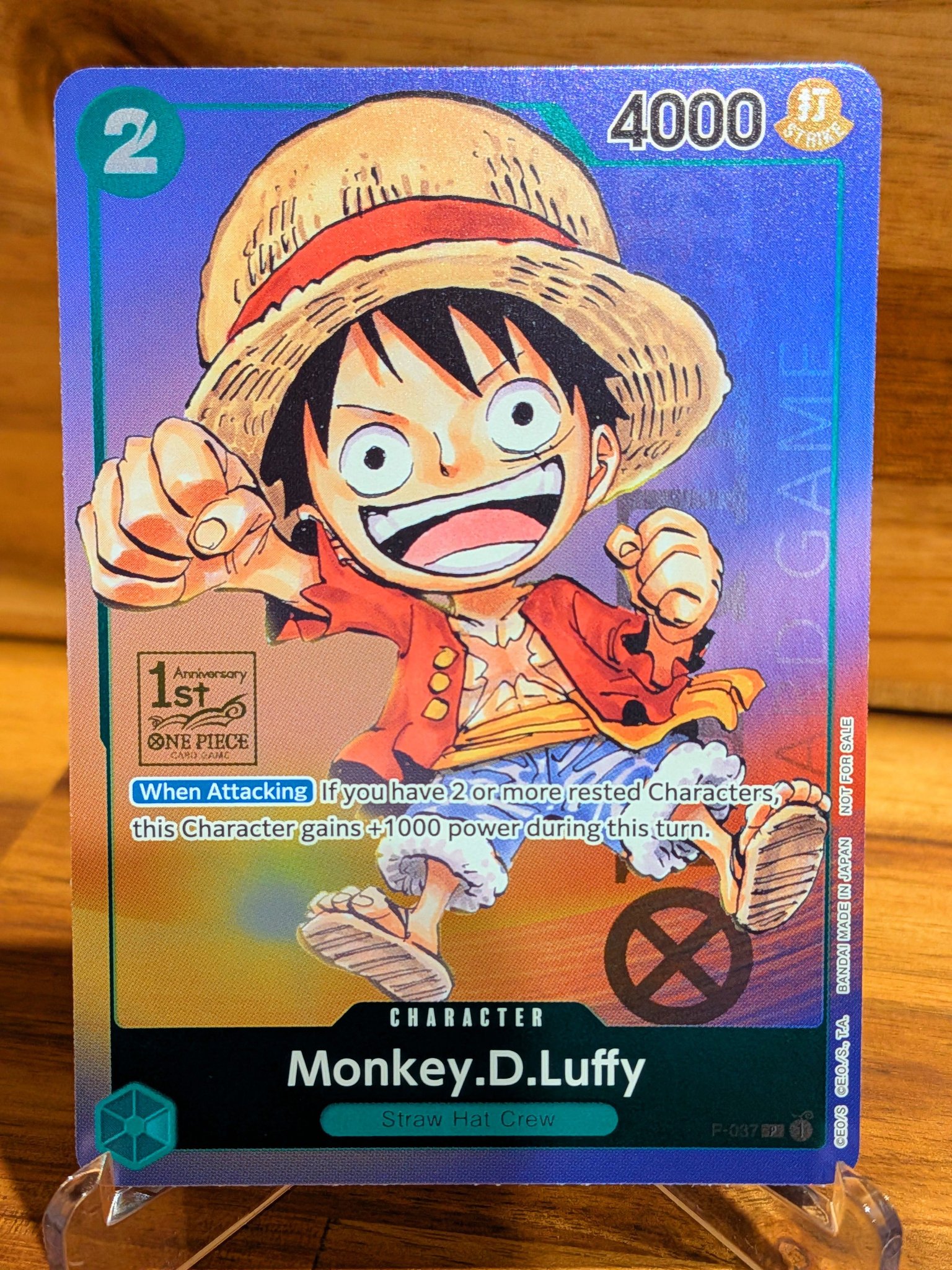 How to get Luffy ST01-012 anniversary card?