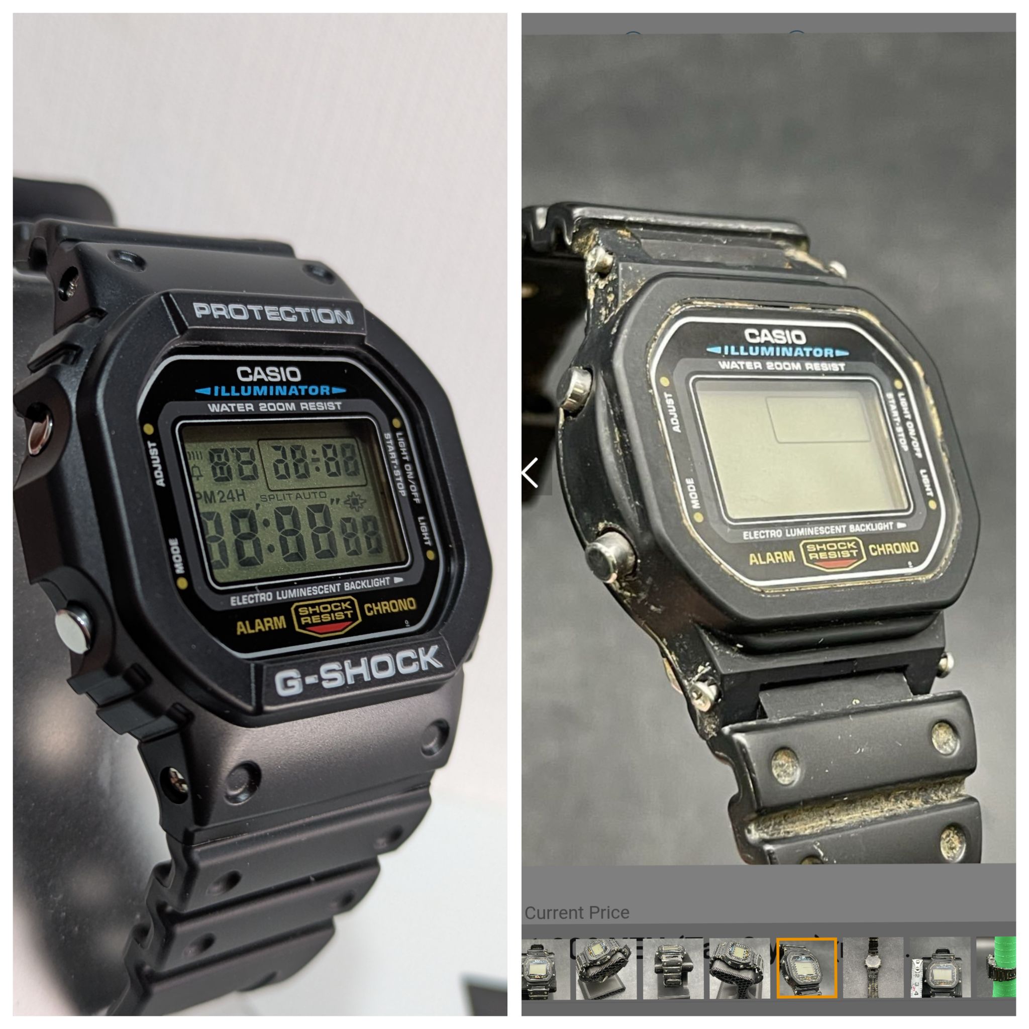 Restored Casio G-Shock DW-5600E-1V watch