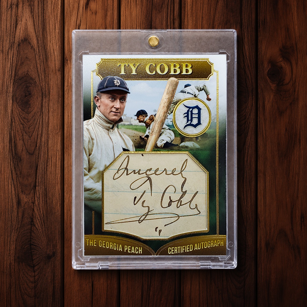 Custom sports card creation example