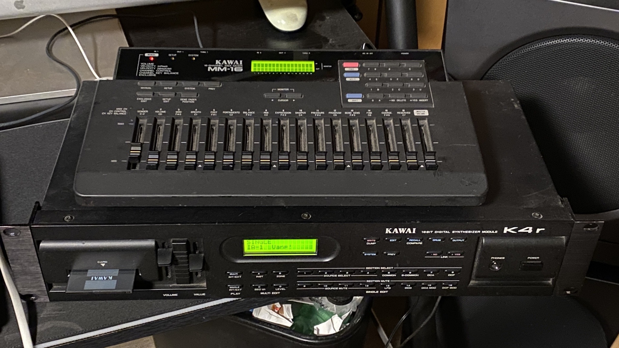 Kawai MM-16 midi mixer for vintage synthesizers