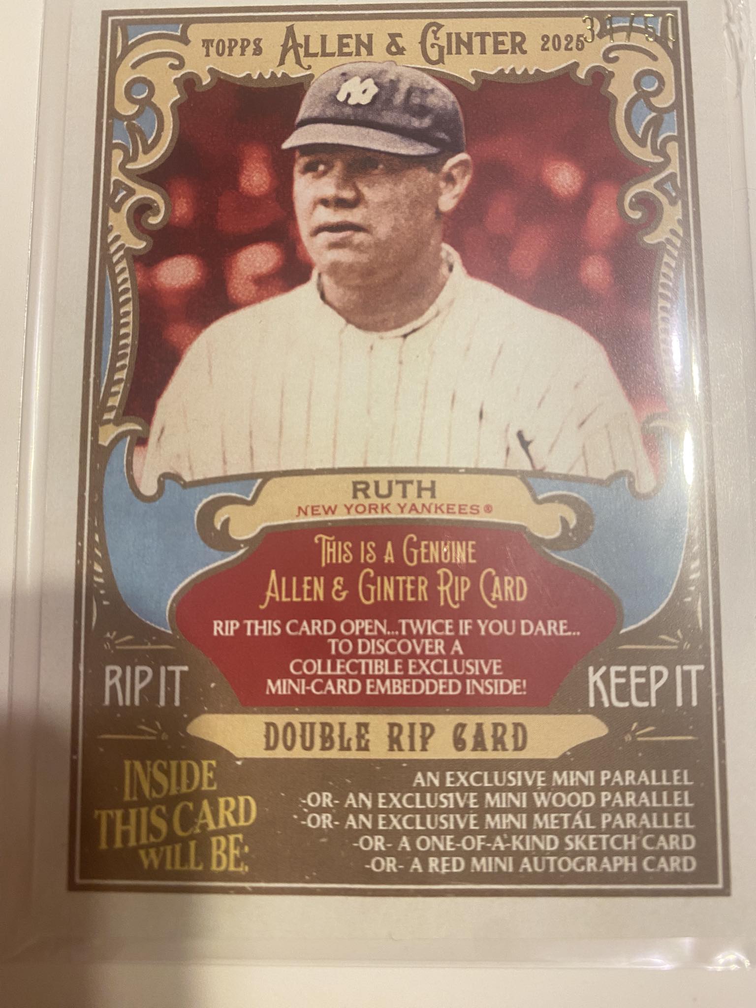 Ruth/Mantle /50. No I’m not ripping it 😂 | Facebook