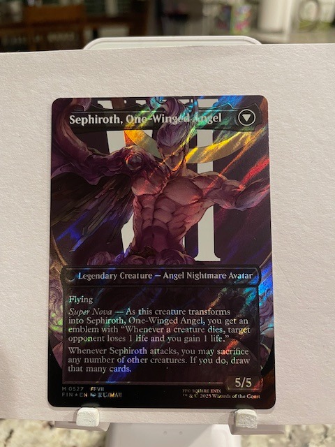 sephiroth mtg card price Sephiroth, The Savior Full Art Foil Japanese 0049 T CardWizards (Equipment Sephiroth, Fallen Hero (Surge Foil)