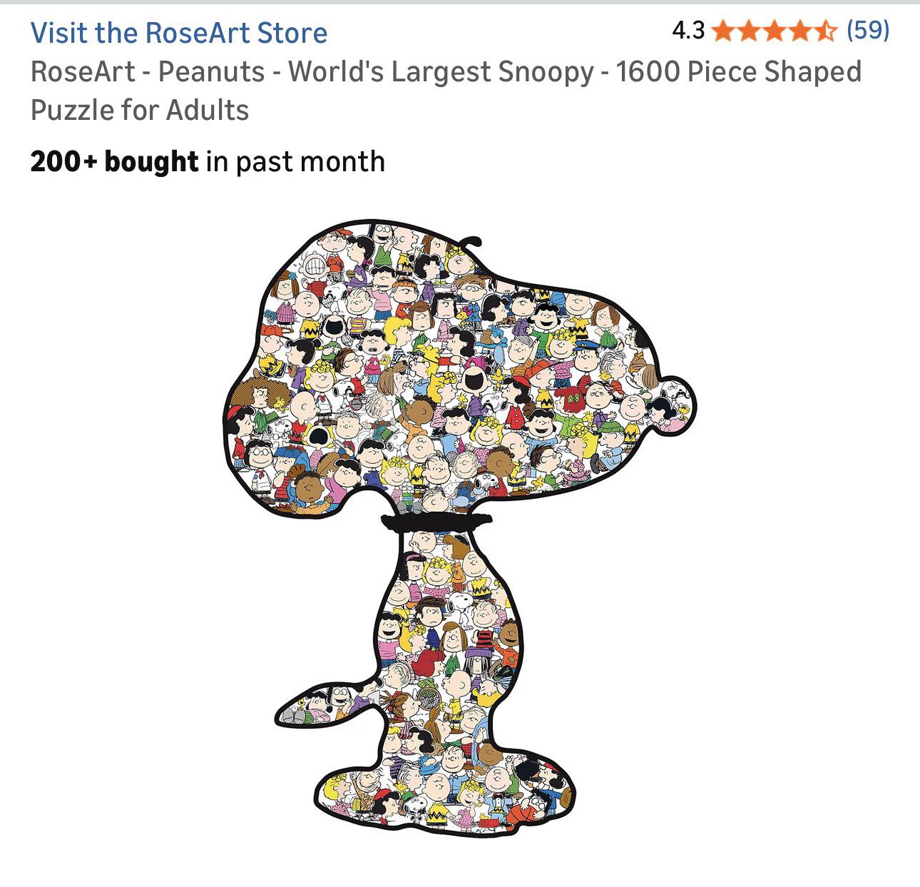 Tips for solving World's Largest Snoopy 1600-piece puzzle