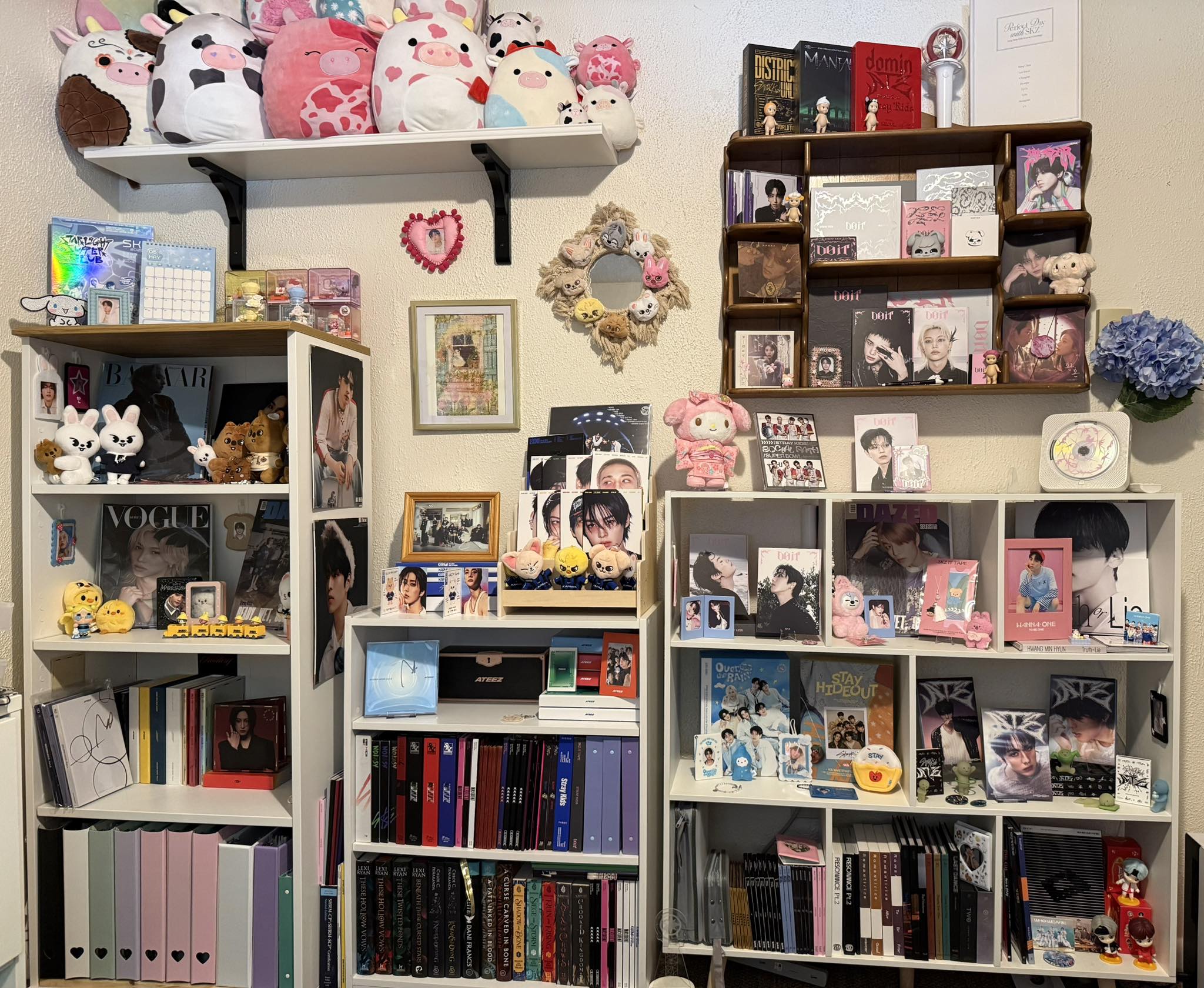 I did a thing last night. Cleared off one of my bookcases of old