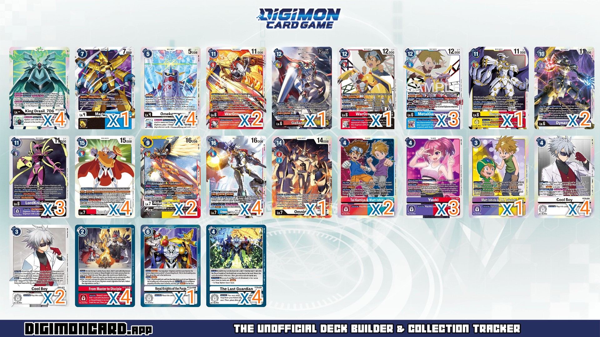 digimon vs royal knights card list price Gankoomon [BT13-019] (Alternate Art) [Versus Booster] Card TypeDigimon FormMega ColorPurple Play Cost10 DP11000 Level6 Digivolve Lv.5/ 3 Attribute / Type Data / Holy Warrior / Royal Knight Card Effect[On Play] [When Digivolving] Reveal the top 4 cards of your deck Digimon Trading Card Game Versus