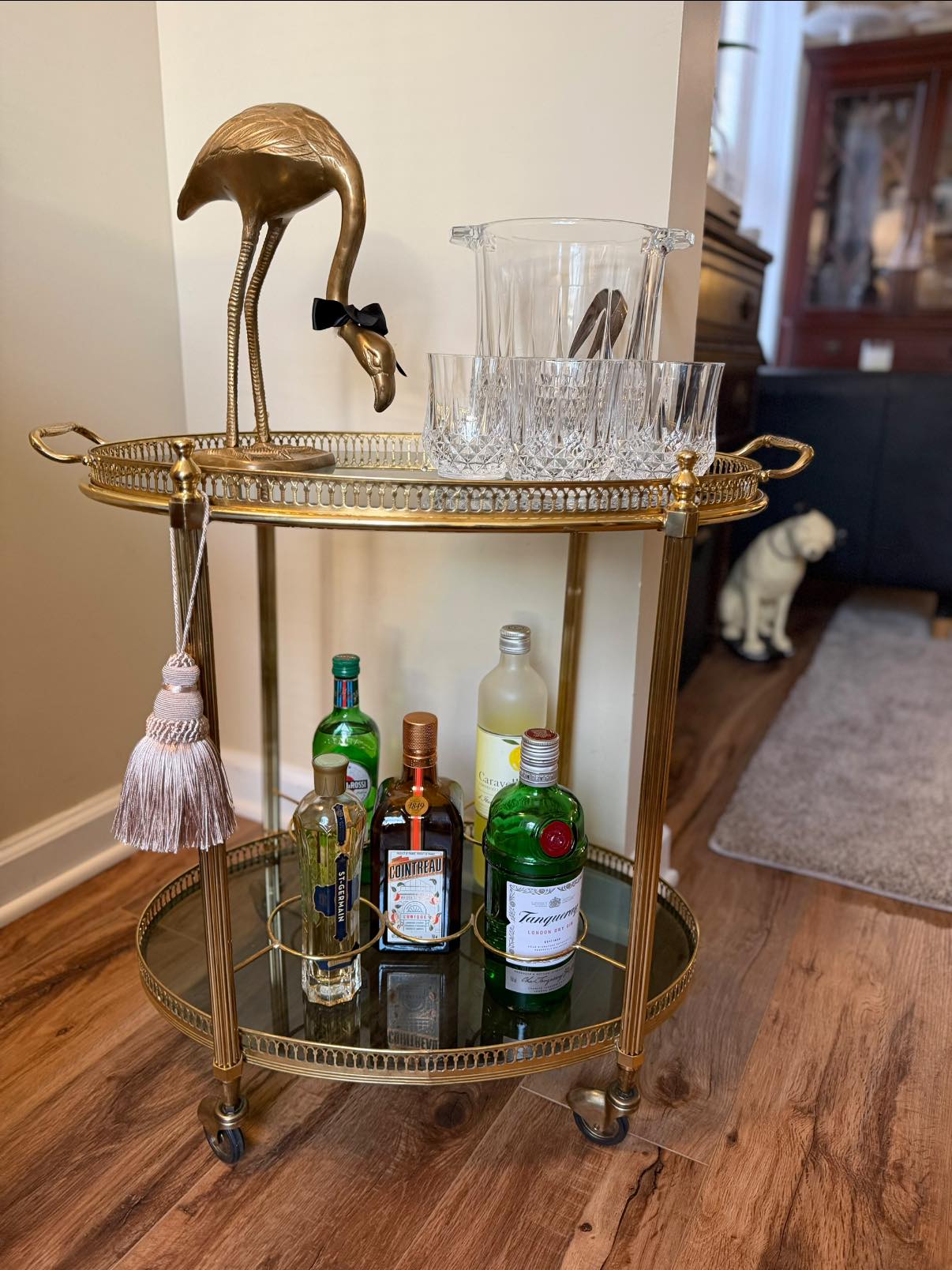 Vintage italian bar cart find