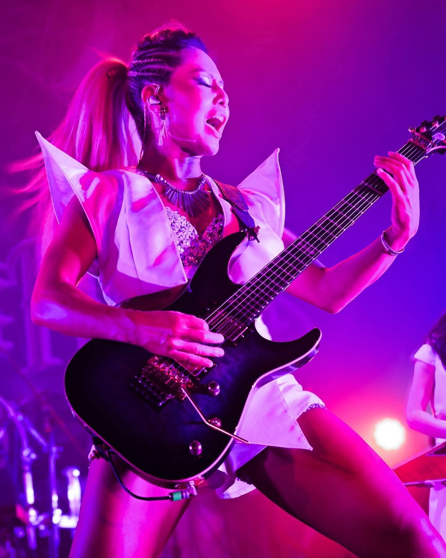 MIDORI from power thrash metal band LOVEBITES