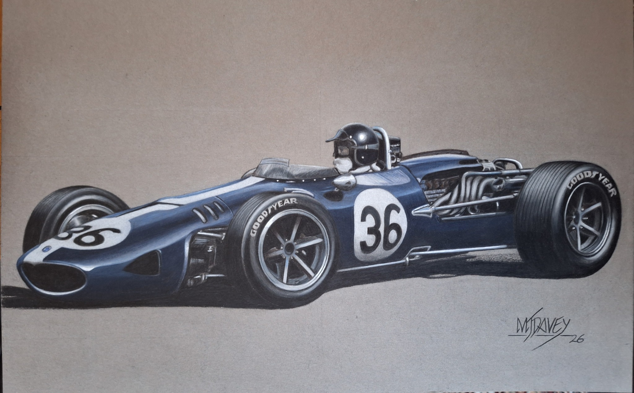Dan Gurney's stillborn Eagle, the 1969 car he half finished and