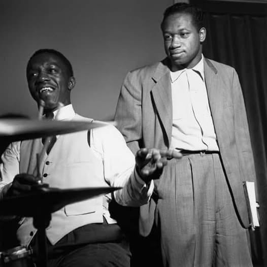 Clifford Brown & Art Blakey Clifford Brown was visiting a Miles