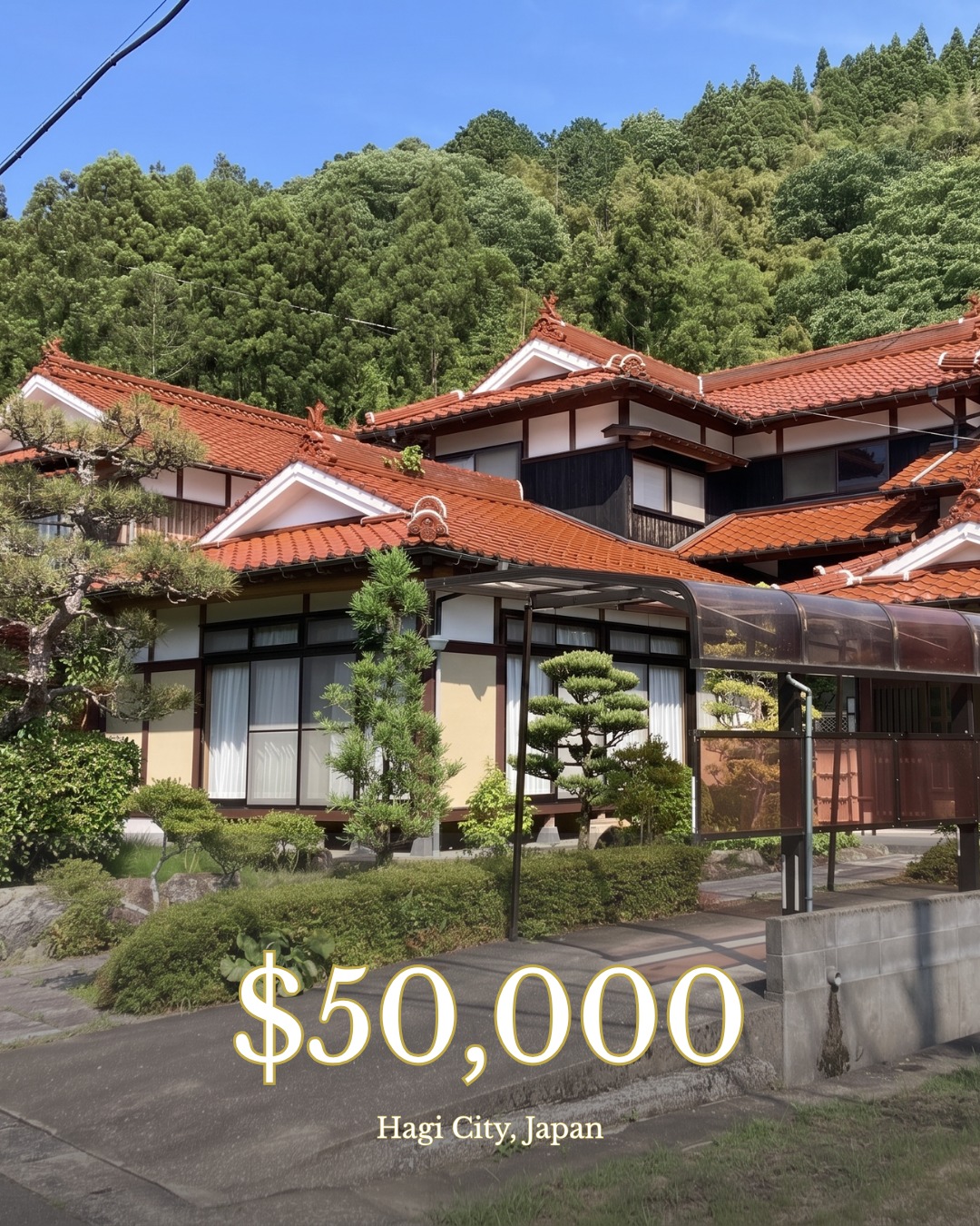 This expansive Japanese house is listed at just 7 million yen or