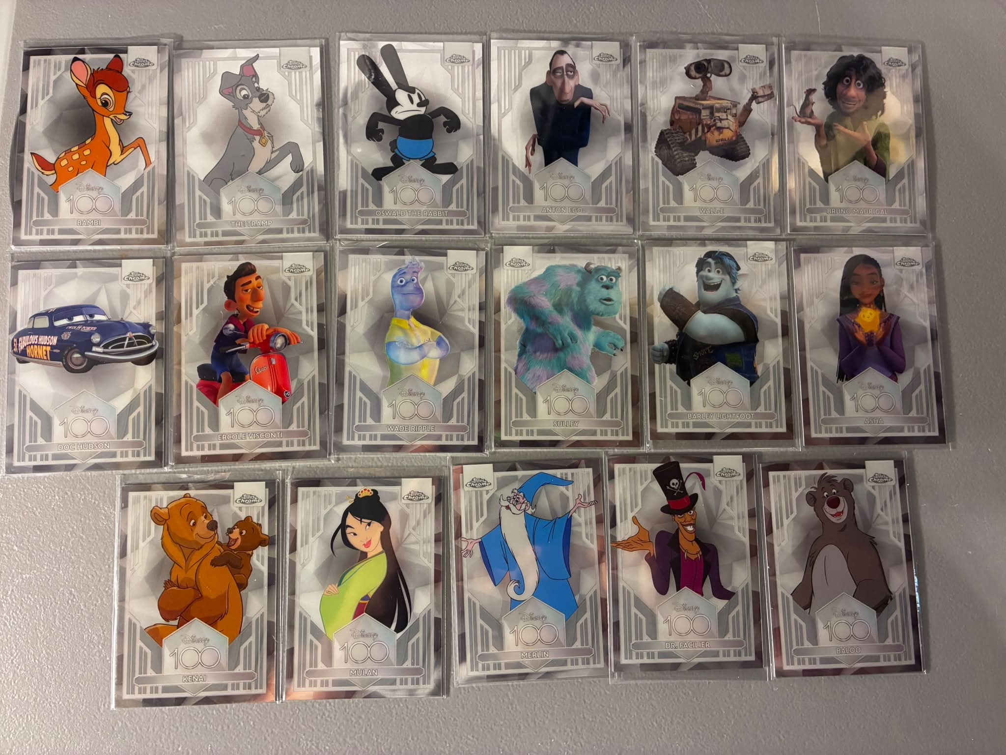 2025 Topps Chrome Disney Tow Mater /101 Mickey/Dalmatian print