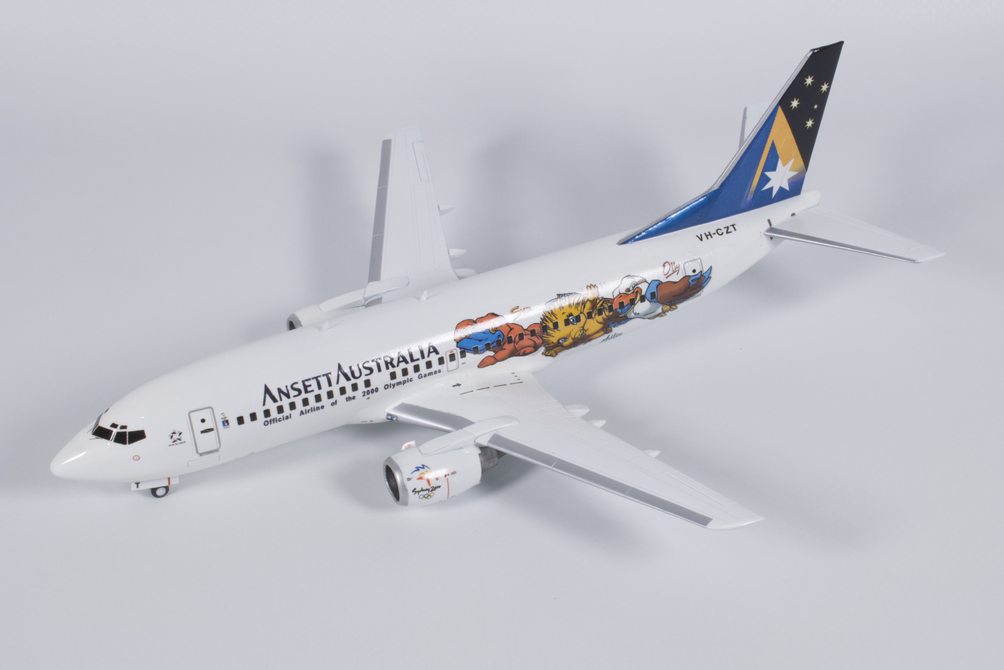 an old 1/144 scale Airfix 737-200 with BraZ resin engines and J