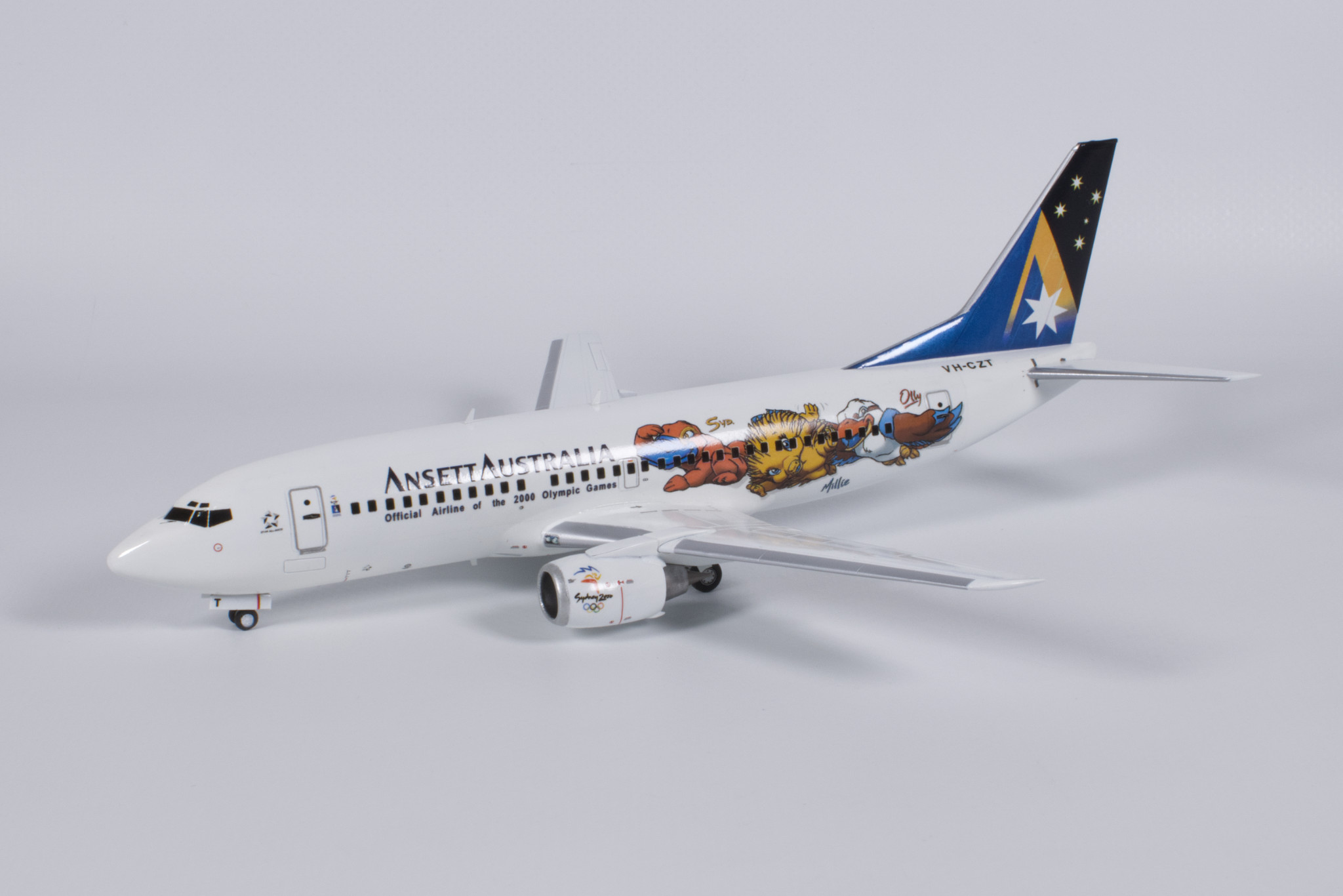 an old 1/144 scale Airfix 737-200 with BraZ resin engines and J