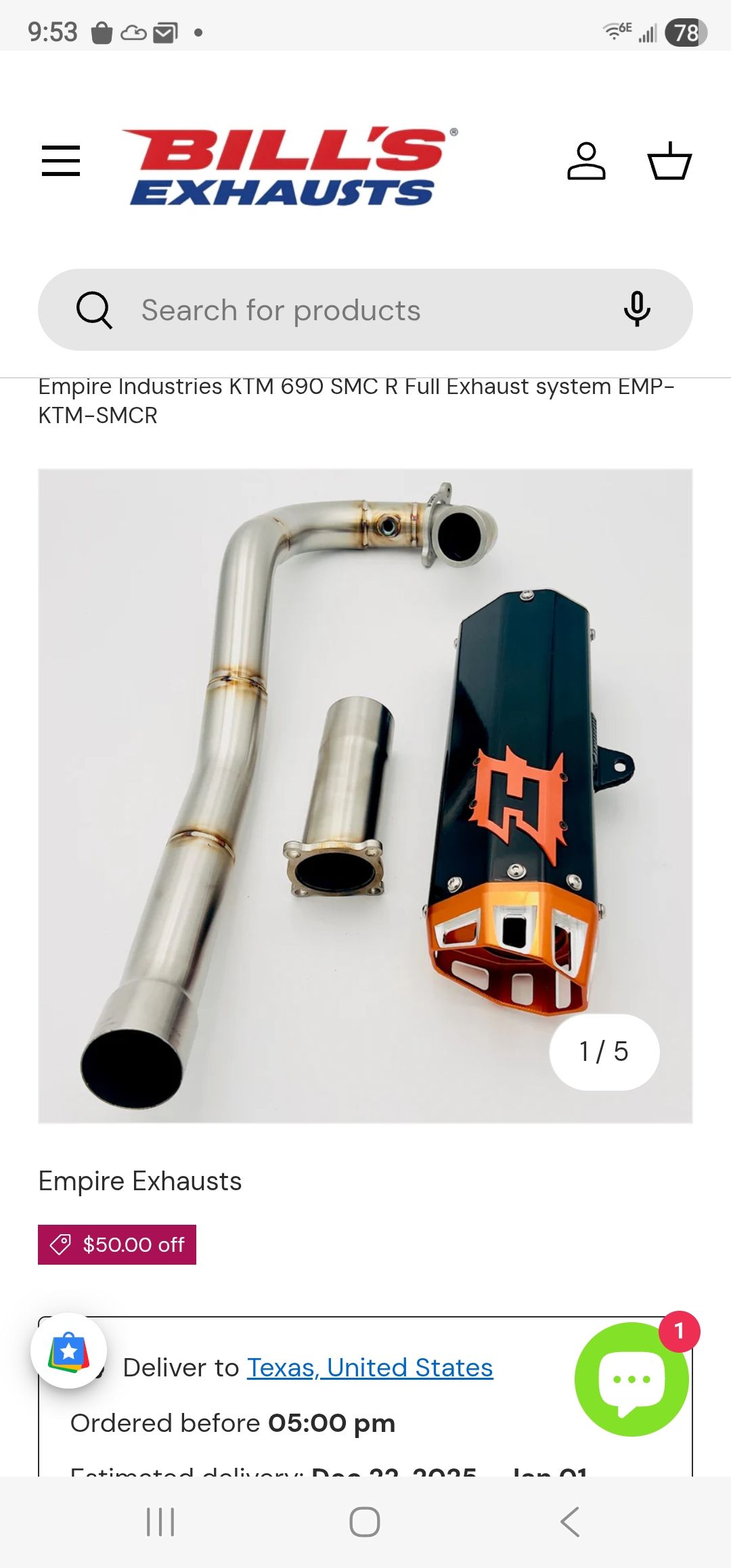Empire Industries KTM DUKE 790 / 890 Dual Slip On Exhaust With Carbon Fiber - Empire Industries Inc