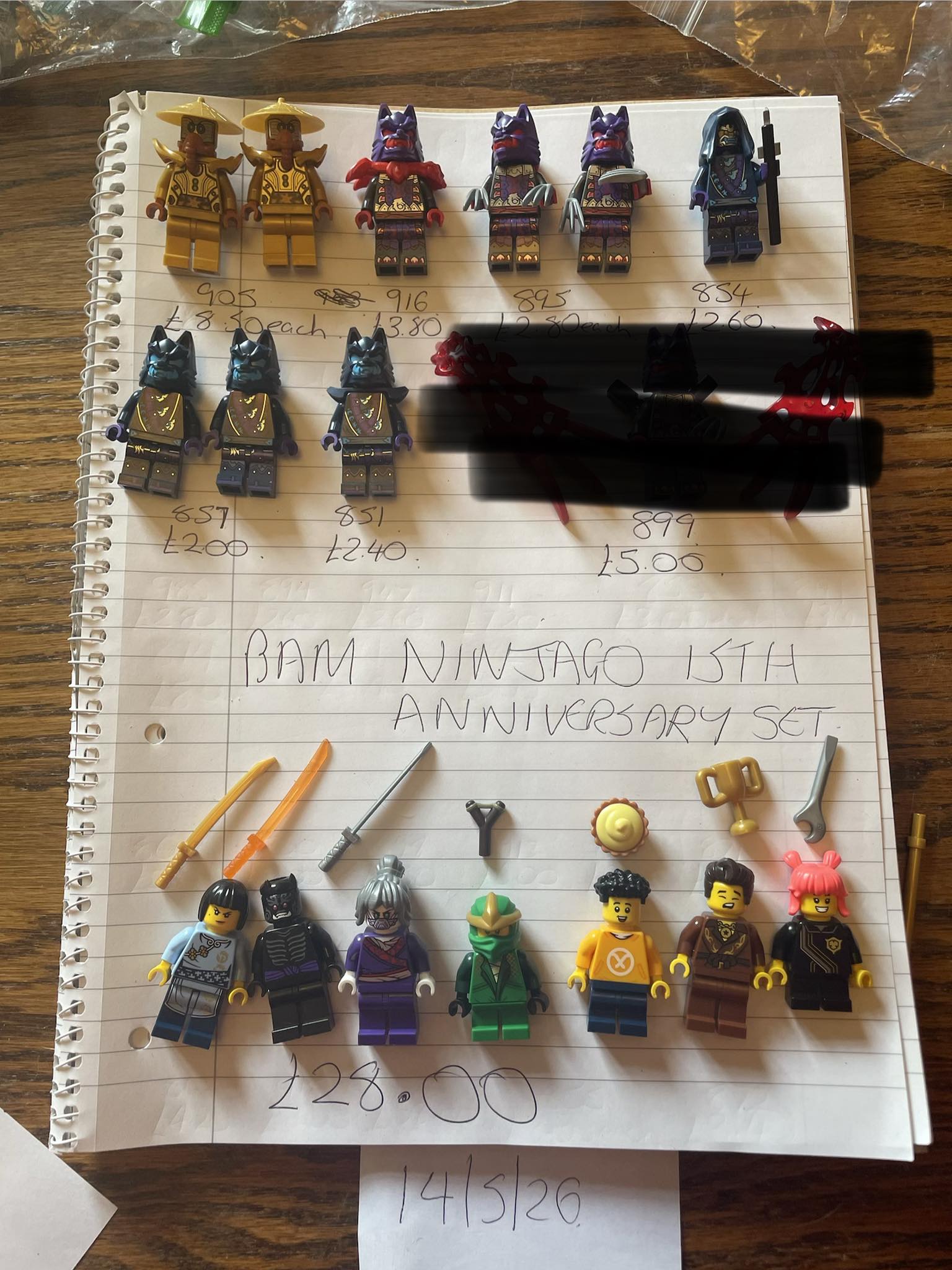 Lego Ninjago Minifigures