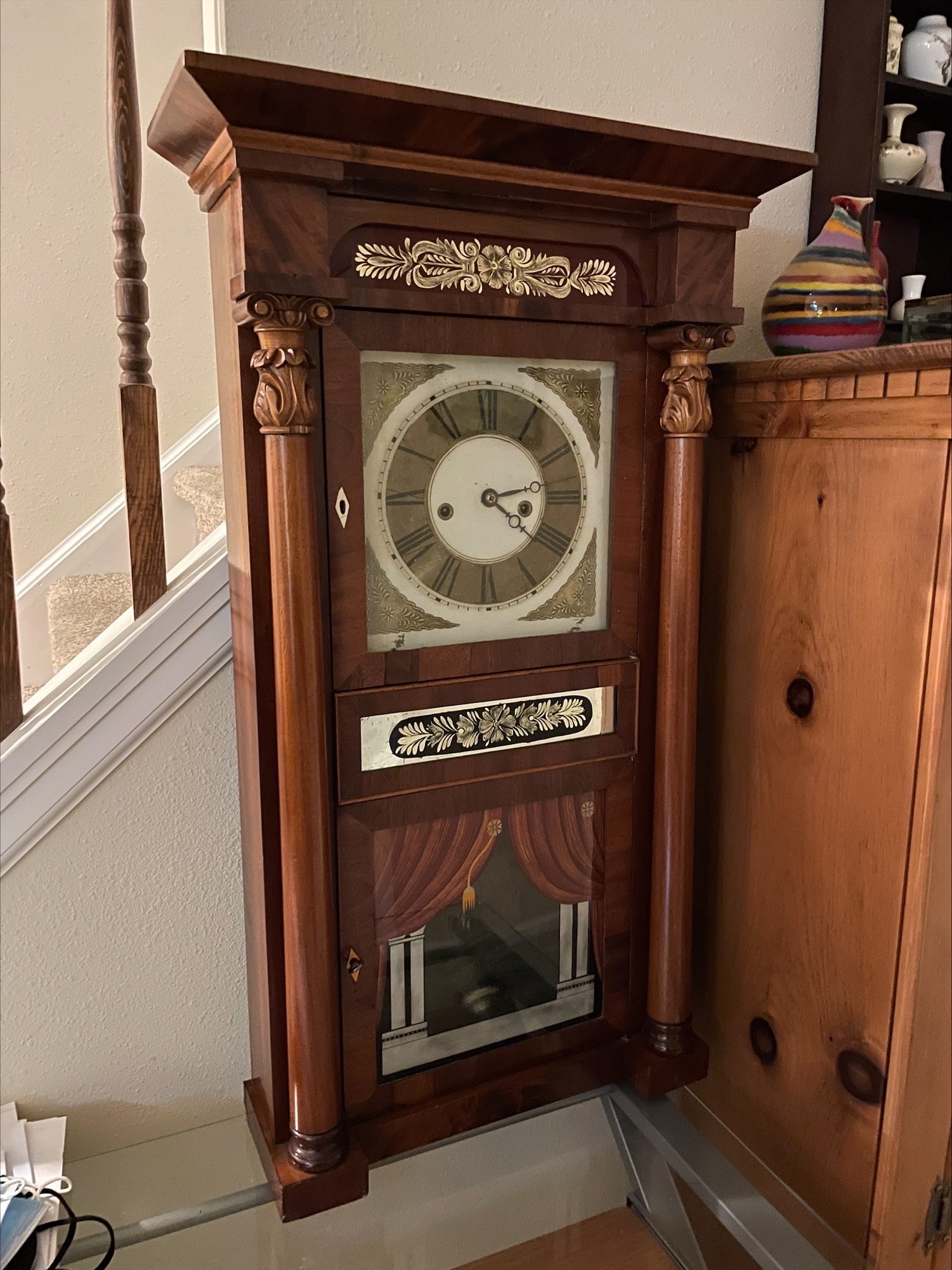 What is a W.F. Evan's Birmingham clock?