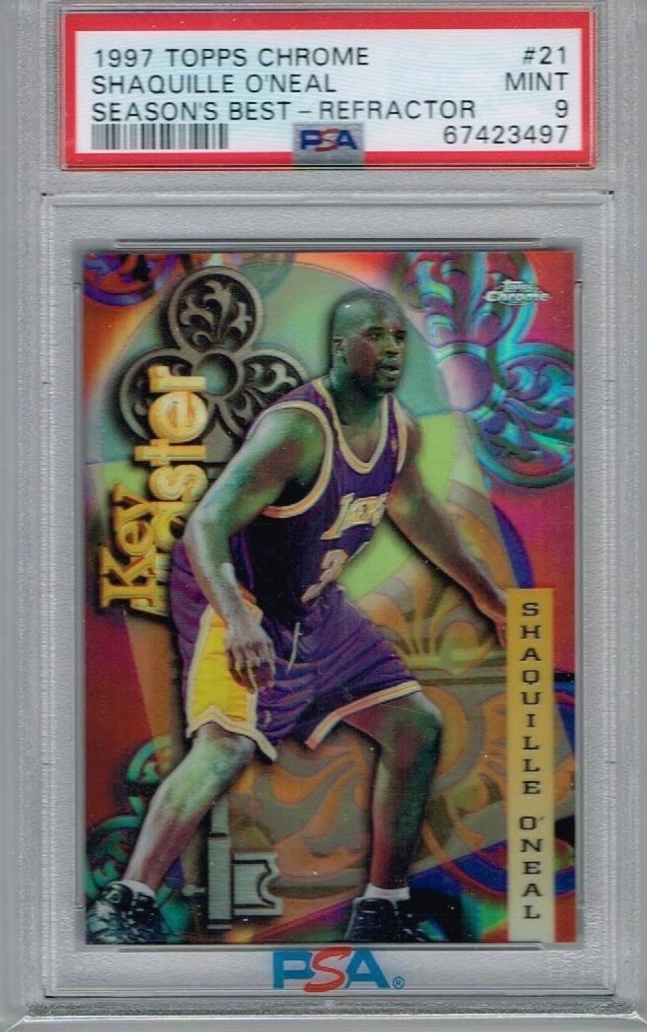 Late 90s/early 2000s Kobe and Shaq refractor cards for sale