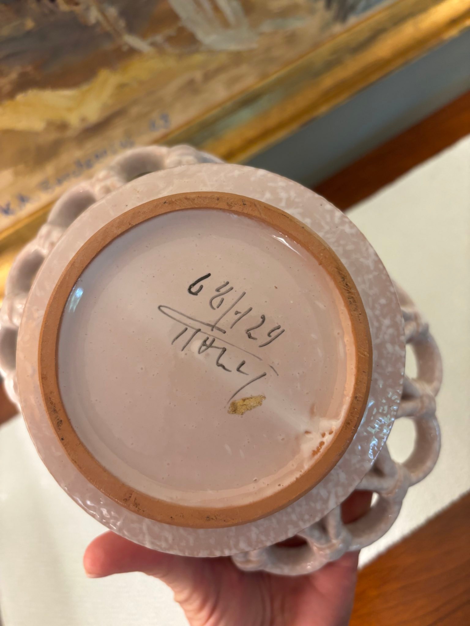 Identifying Italian art pottery with Italy marking