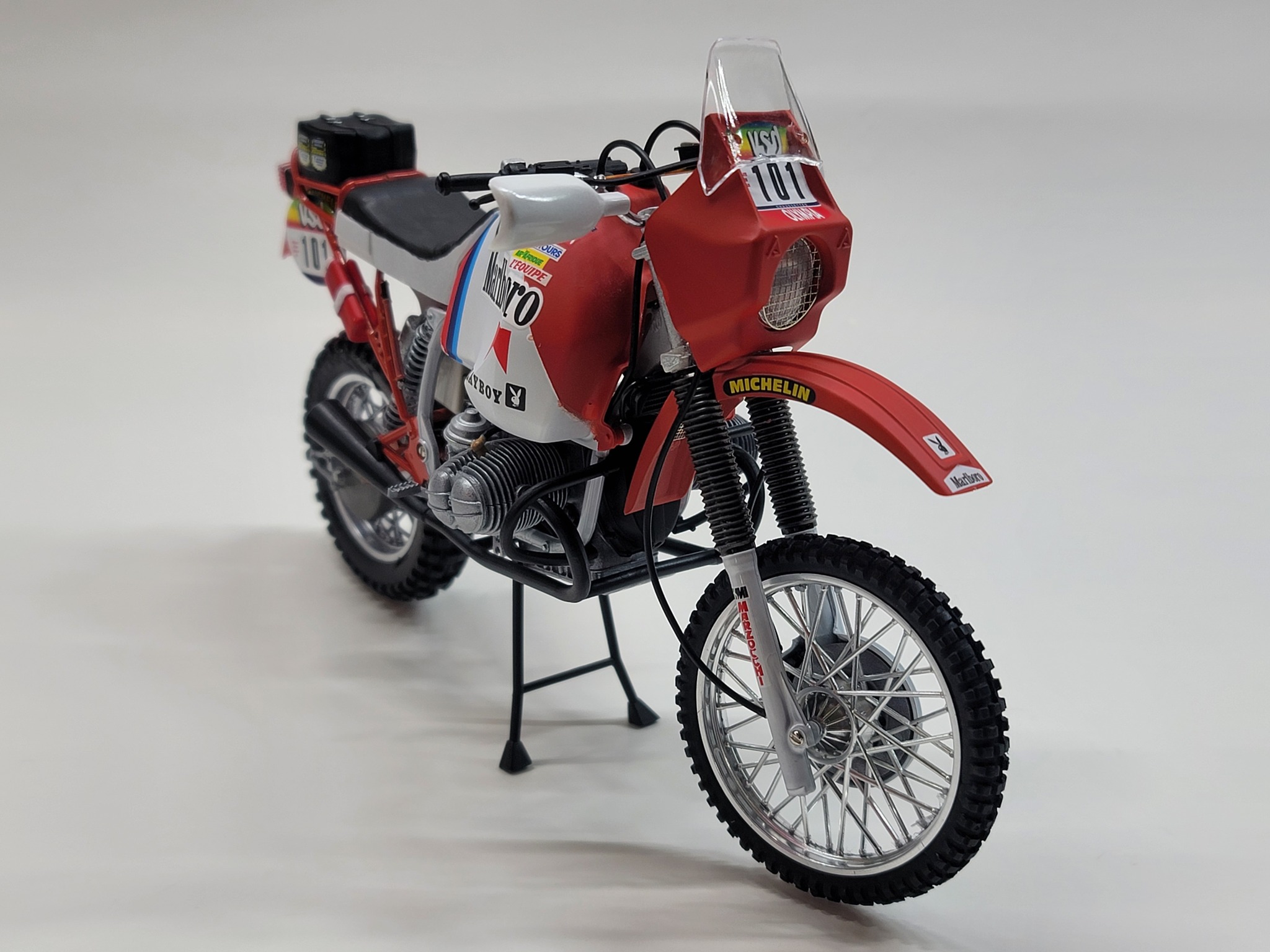 1987 BMW R80 G/S Paris-Dakar rally winner model