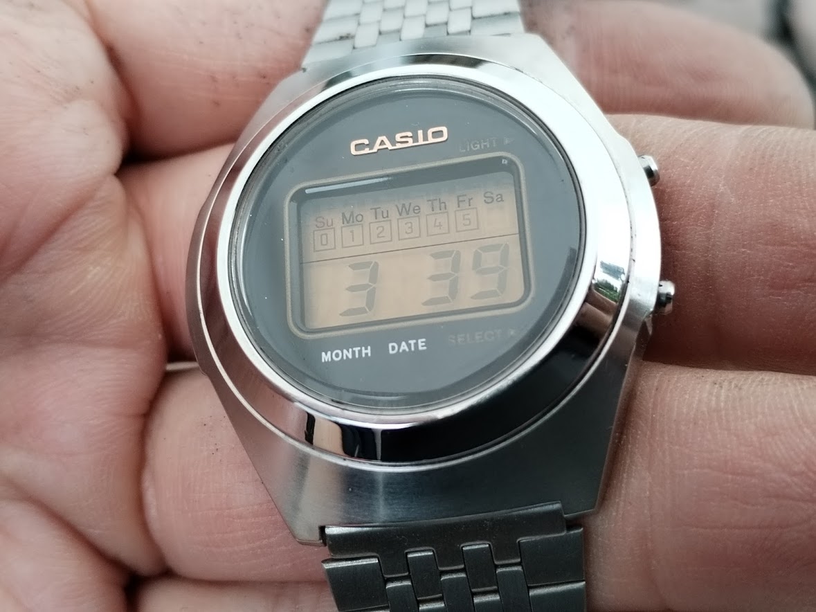 My Casiotron R-15 and R-16 on original bracelets from 1976. Both