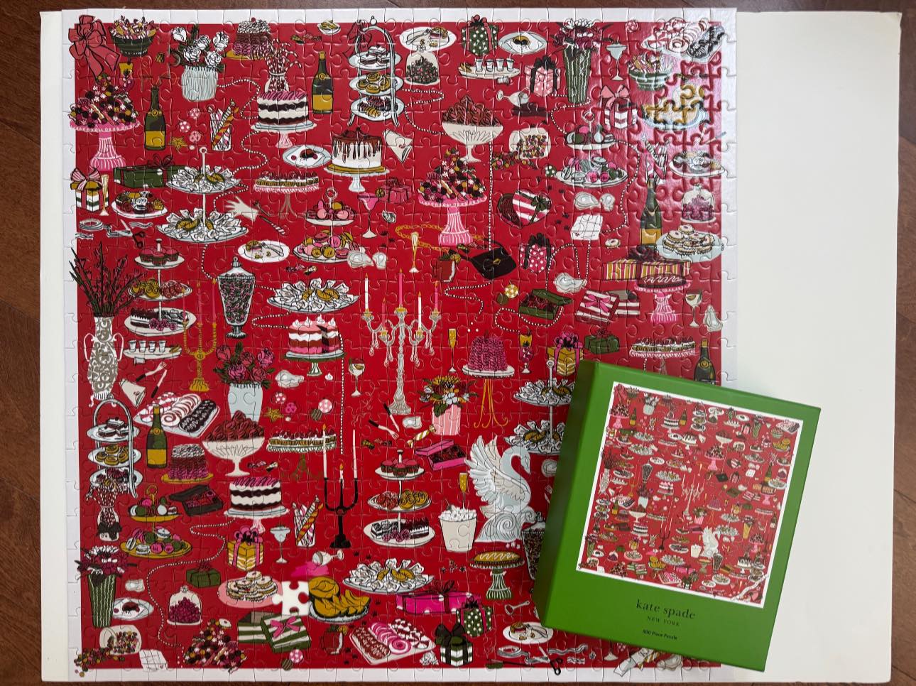 Gucci X Ken Scott Jigsaw Puzzle featuring a vibrant floral motif I