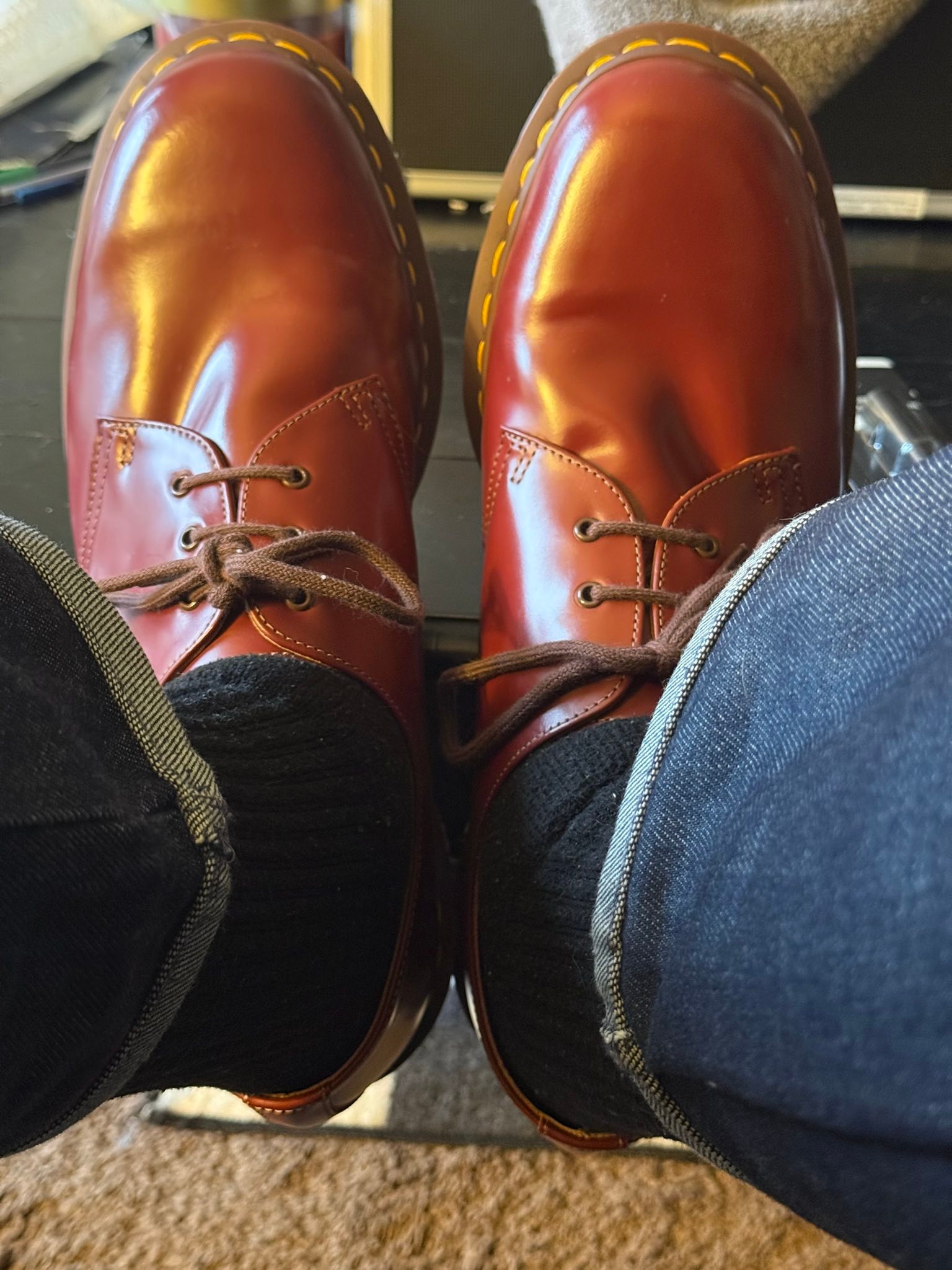 Dr Martens modern mie oxblood 1461 on sale