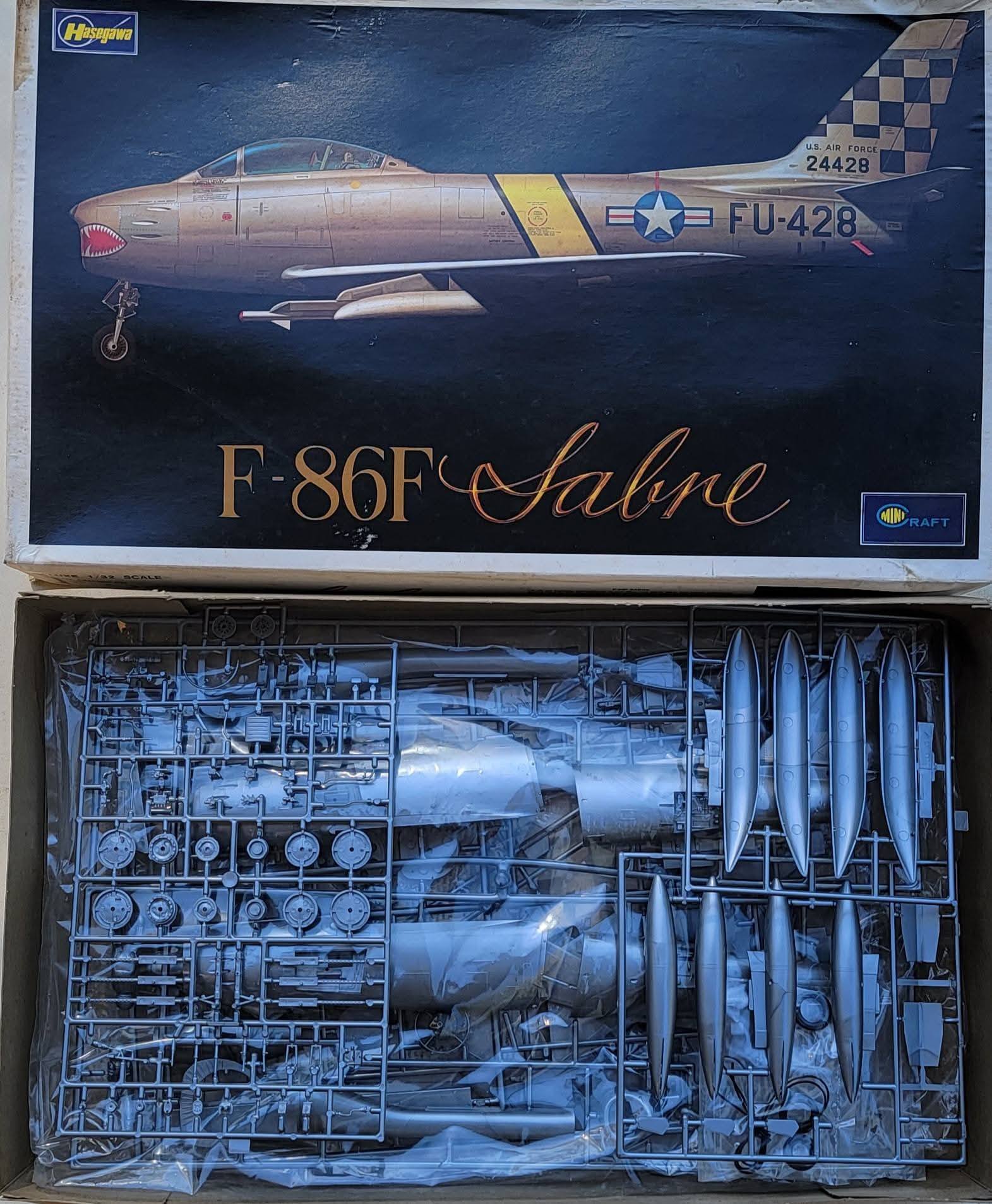 Hasegawa 1/32 scale F-86F-40 Sabre model kit