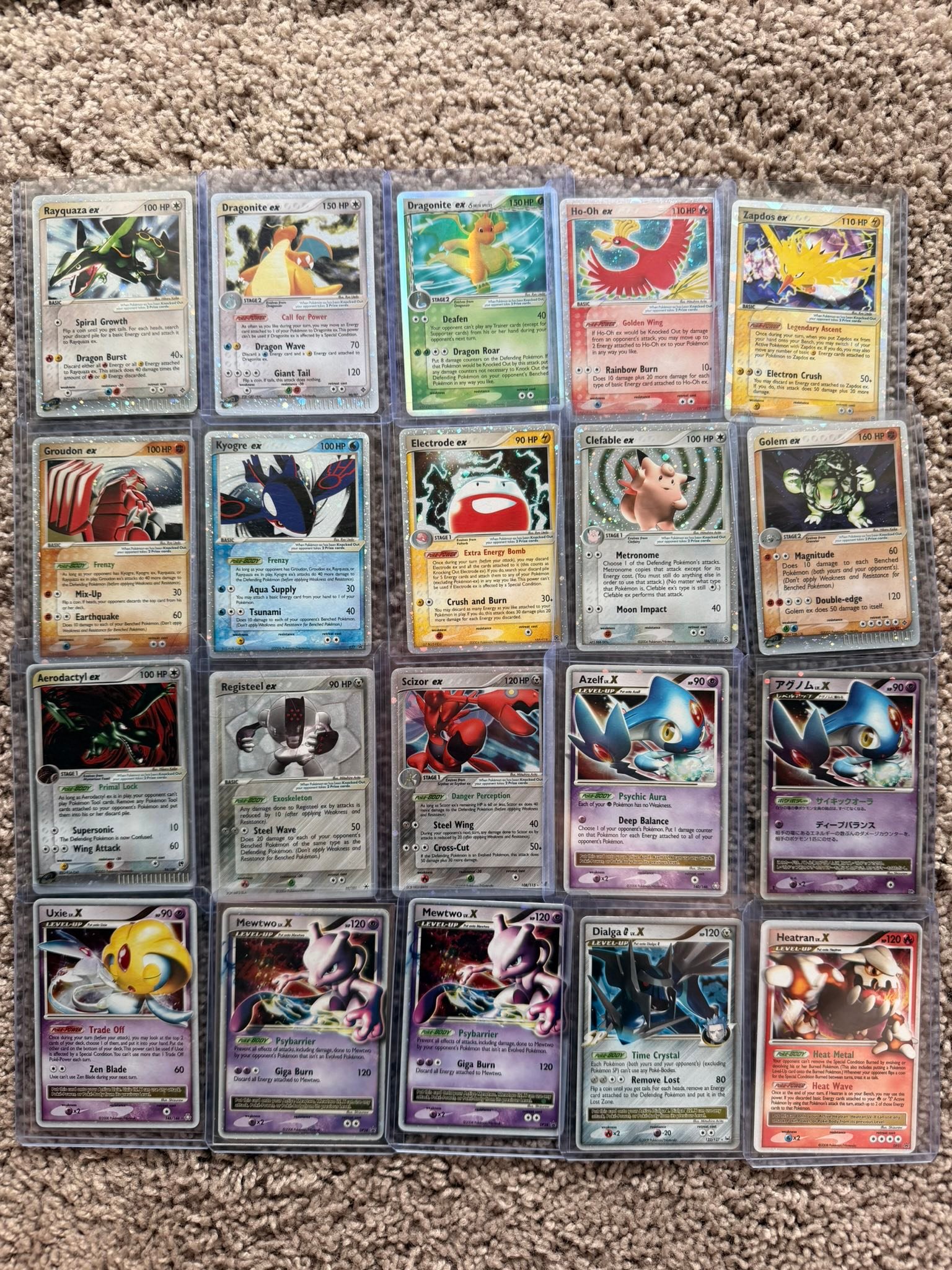 Buying stamps, lvl x, and silver border ex's