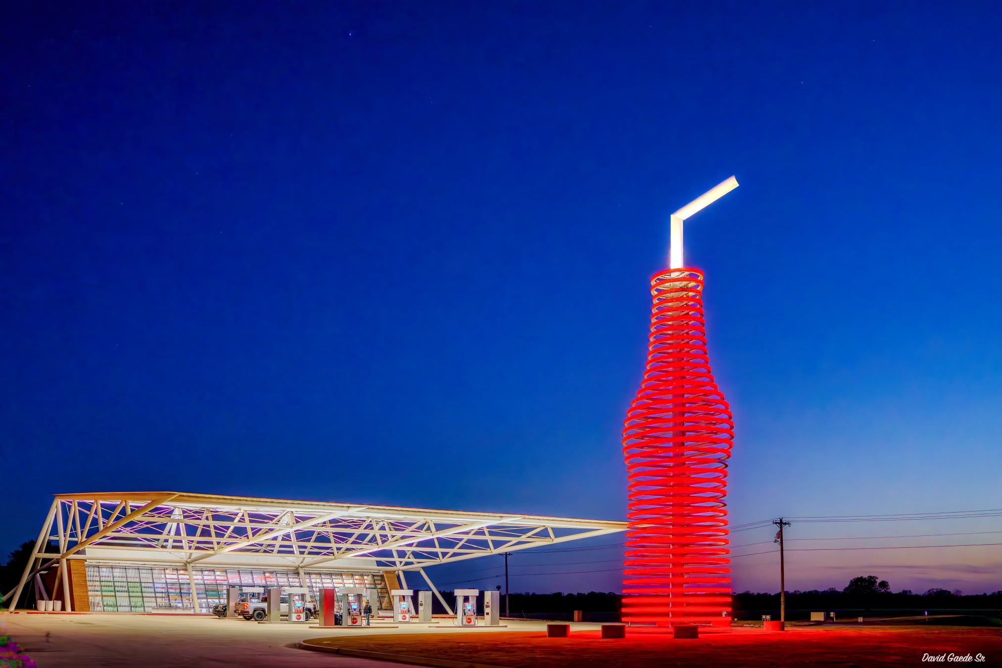 Colorful sunsets at Pops on Route 66 | Arcadia, OK