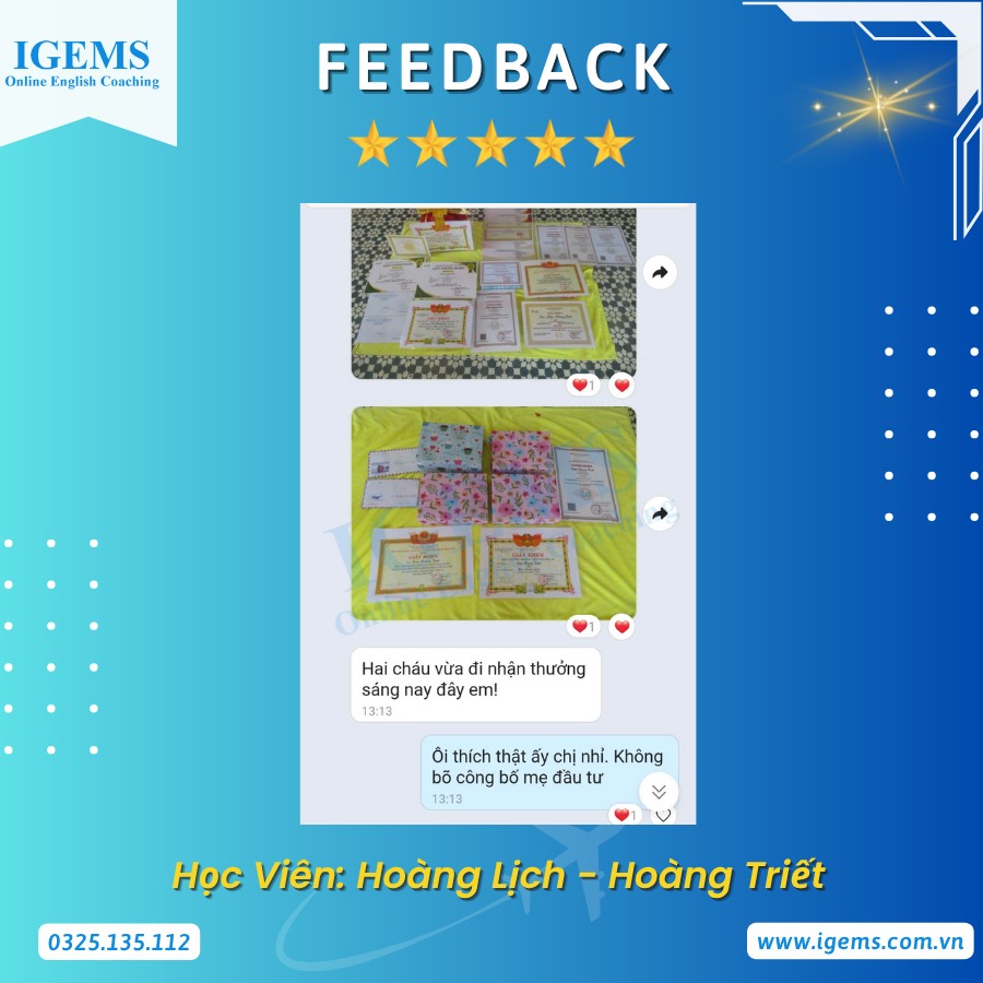 IGEMS - Luyện thi IELTS online 1-1