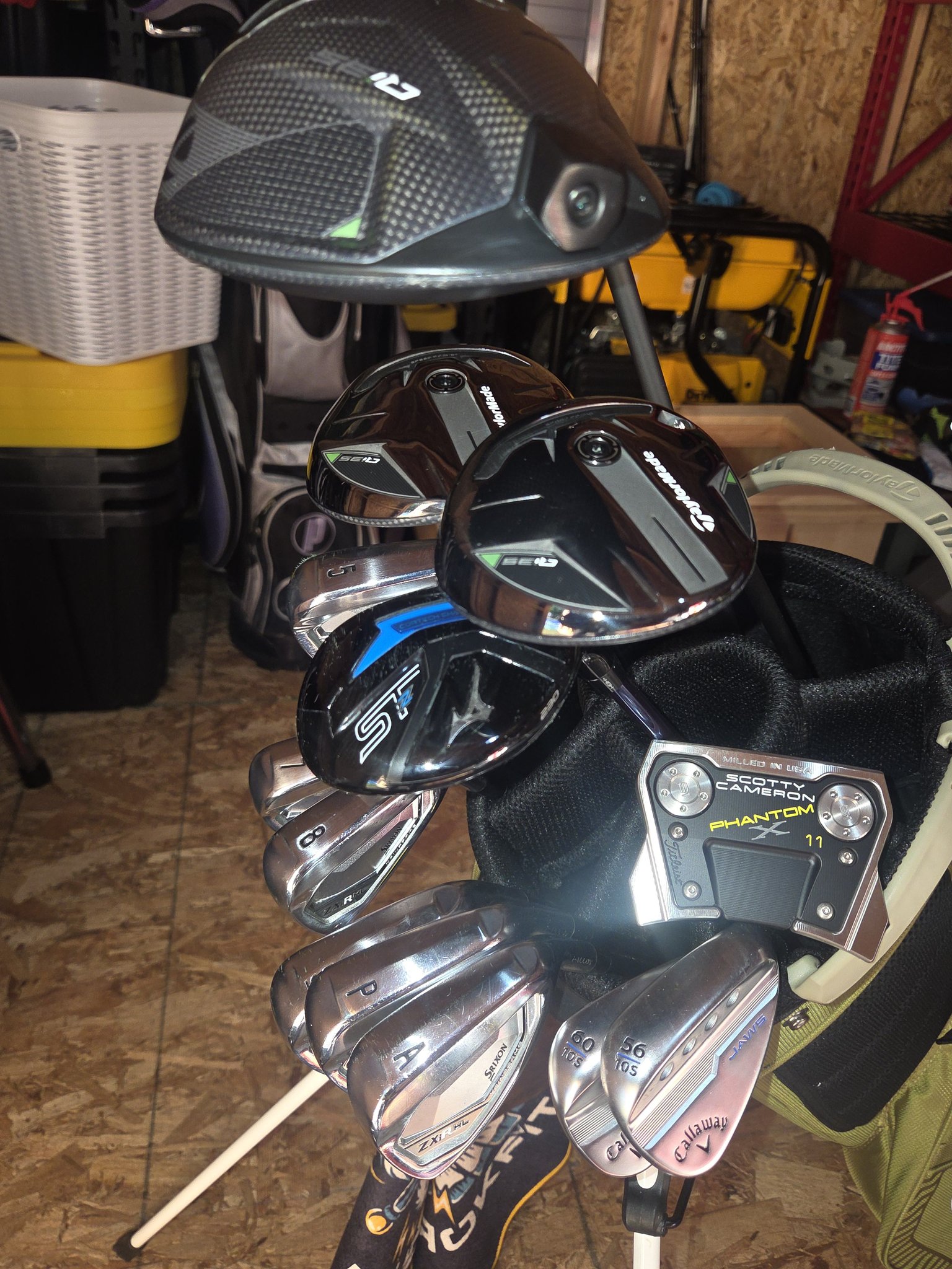 Current golf iron setup with ZXi7s and ZX utility