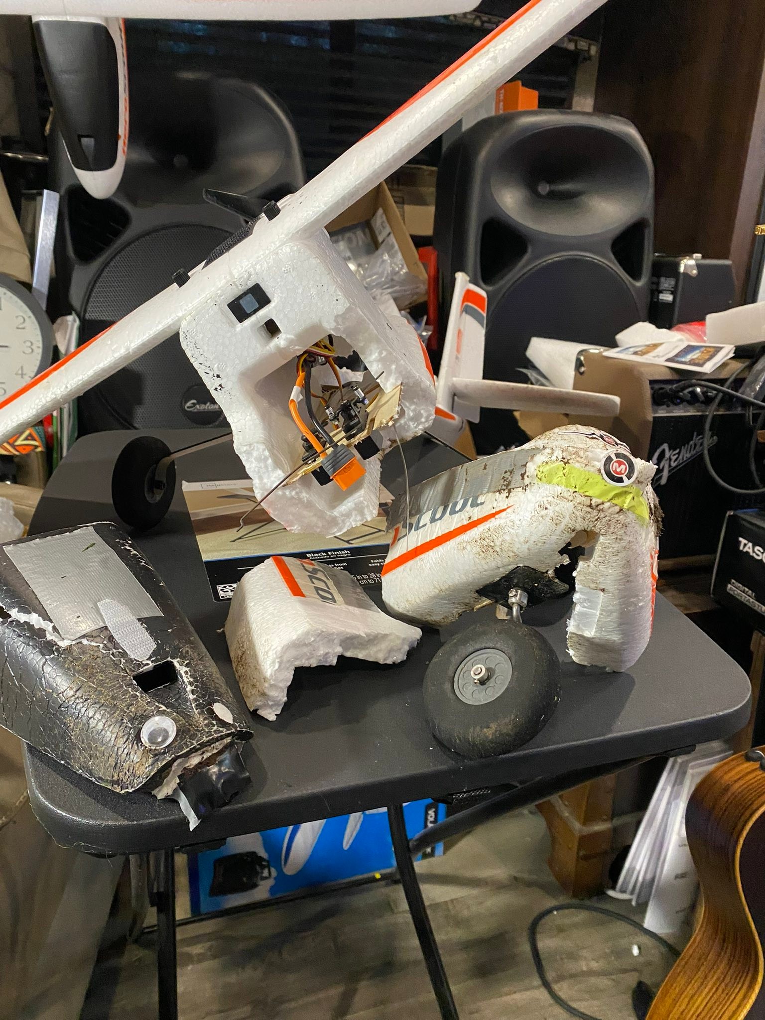 Repairing a KO PS-87 servo with glued cap and split spine