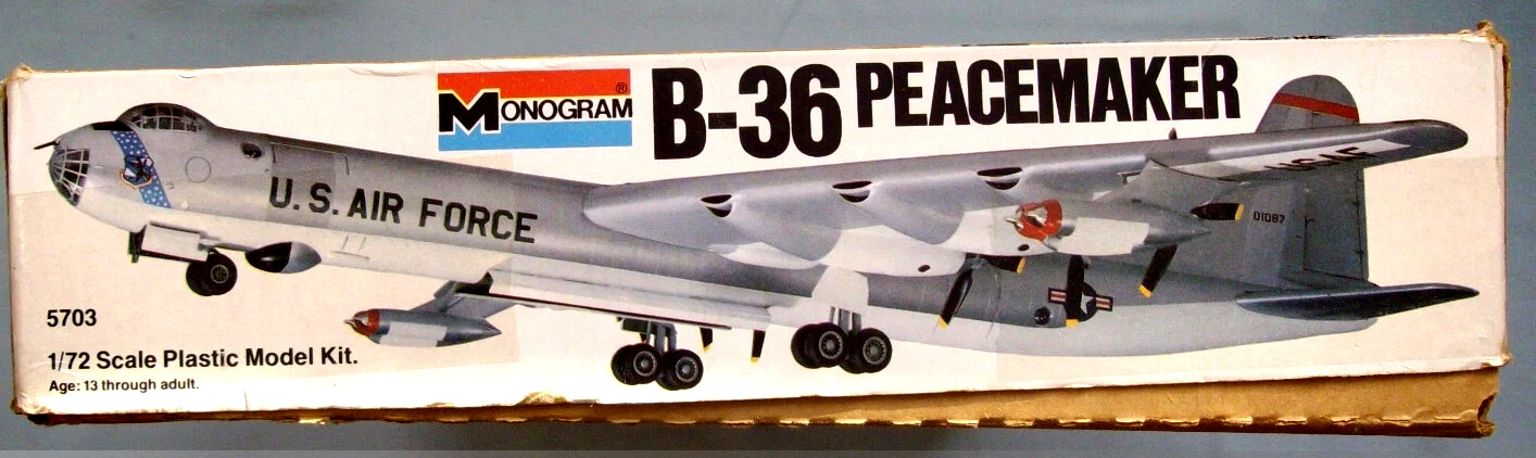 MONOGRAM B-36 Peacemaker 1:72 scale (1980)