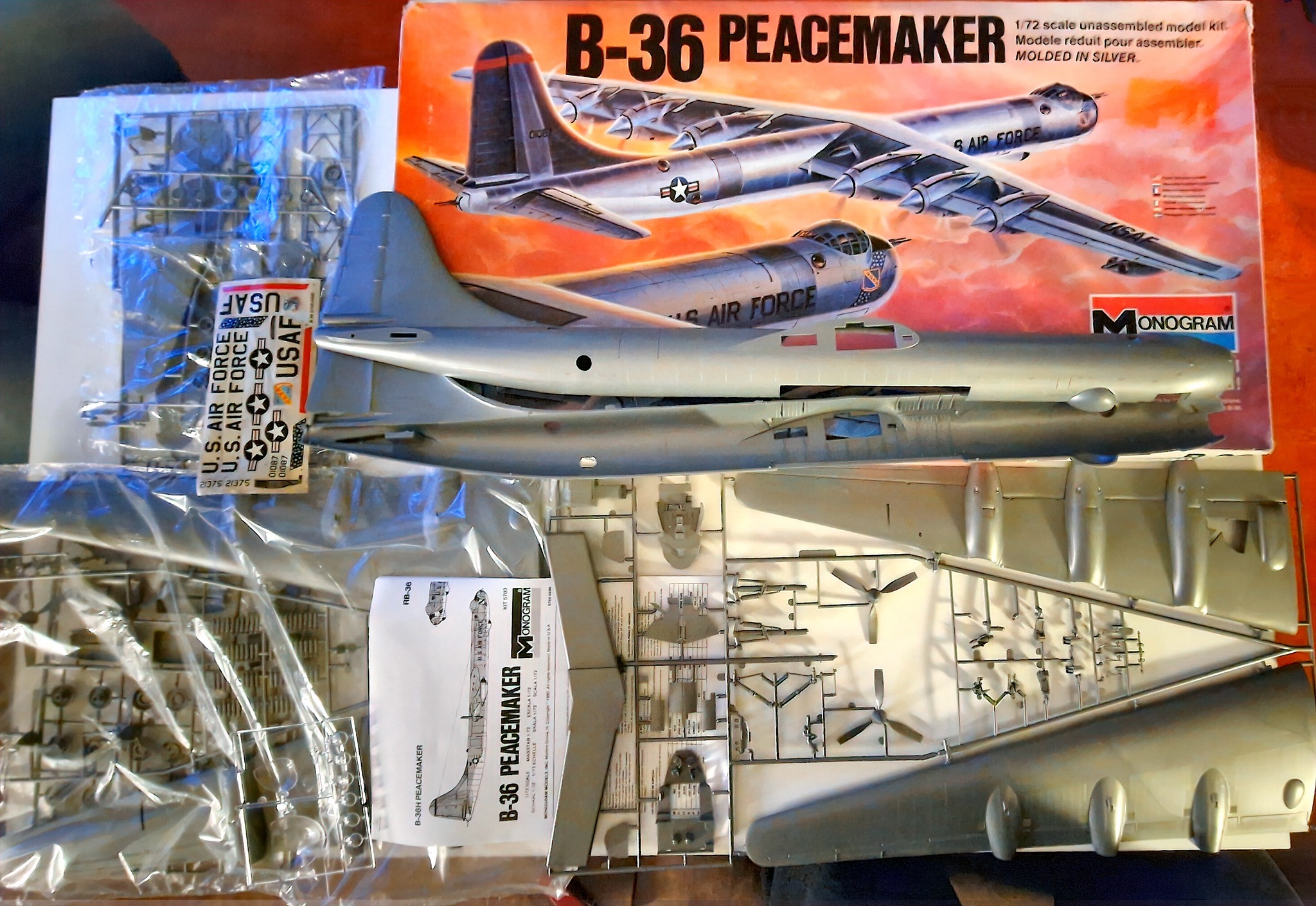 MONOGRAM B-36 Peacemaker 1:72 scale (1980)