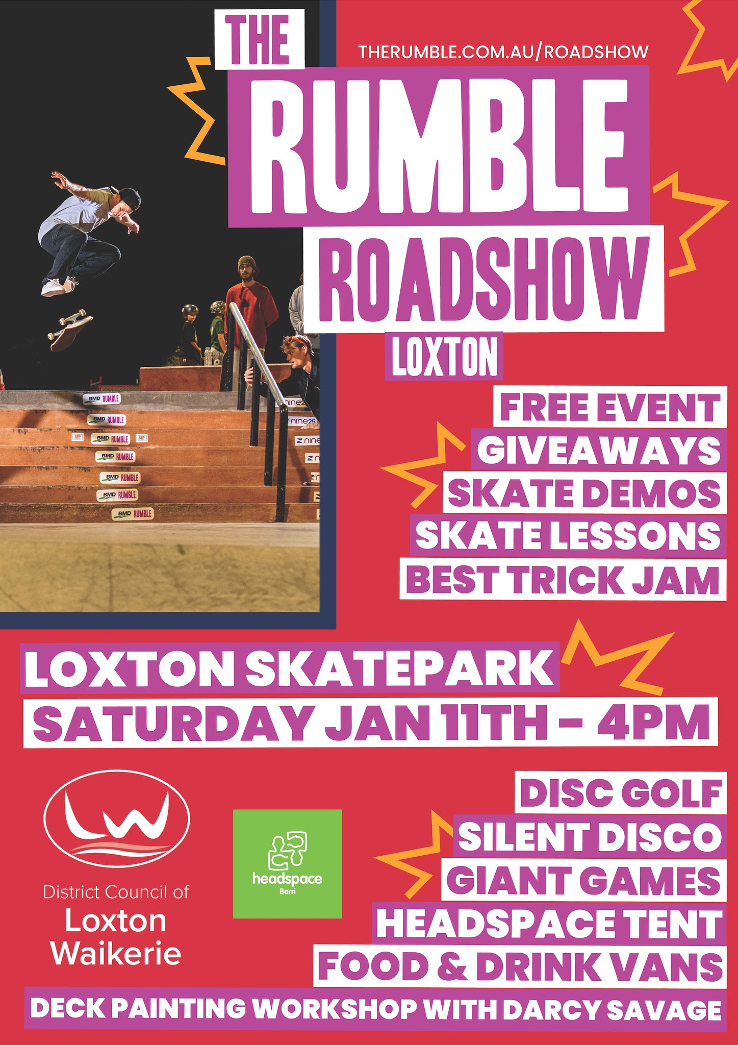District - We are excited to announce the Rumble Roadshow skateboarding ...