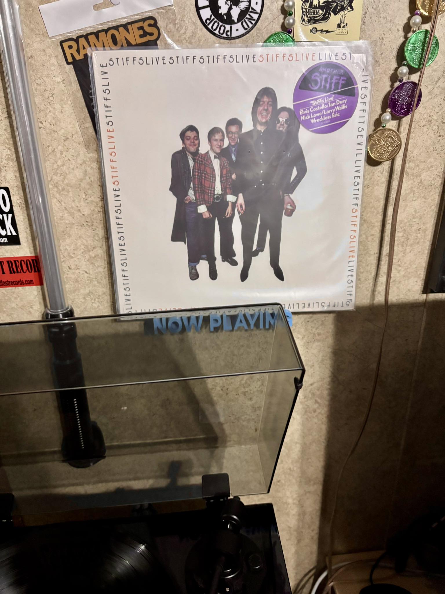 Live Stiffs album featuring Ian Dury and Elvis Costello