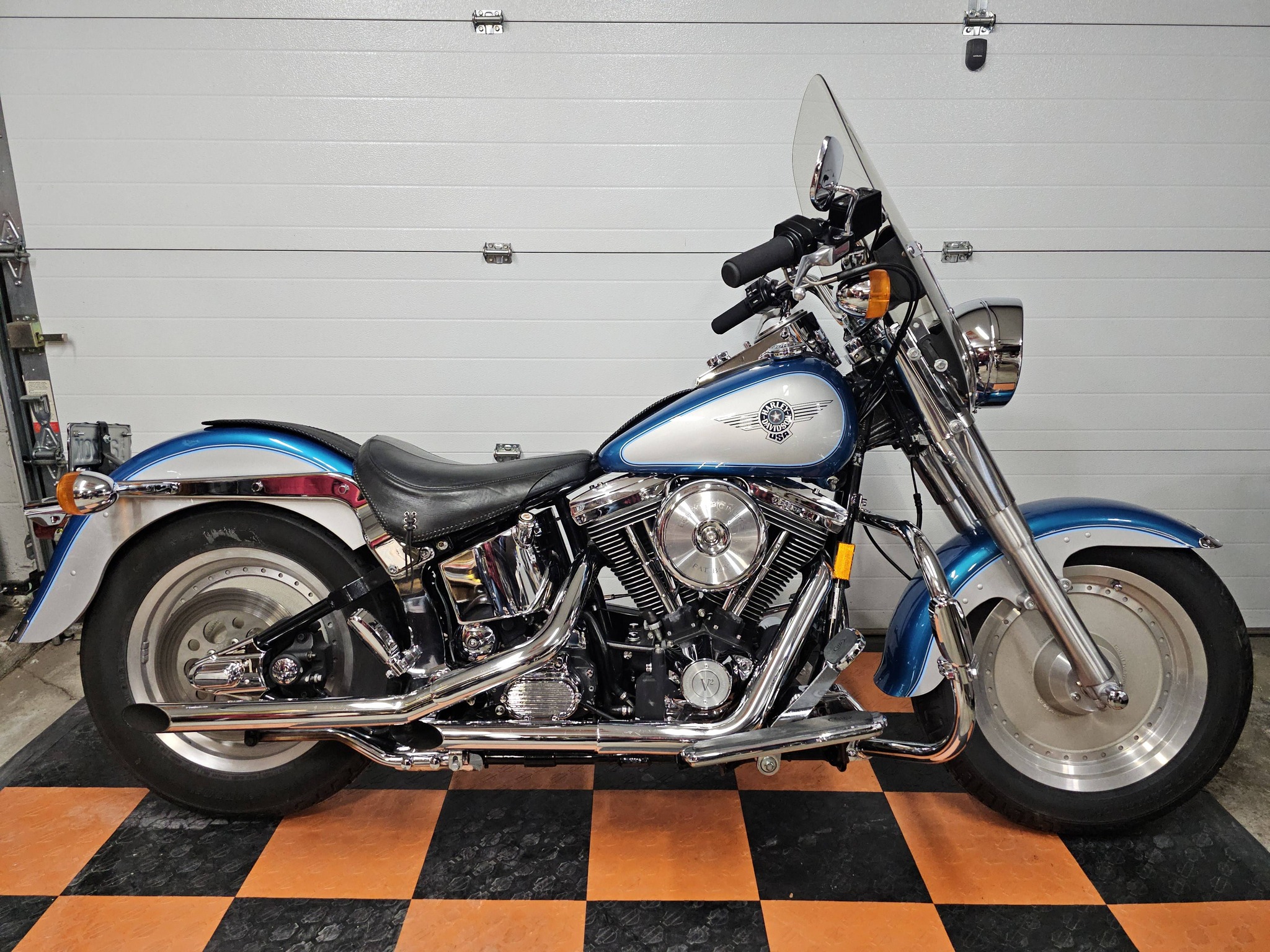 My 2005 Harley-Davidson FLSTFIAE 15th Anniversary Fat Boy special 