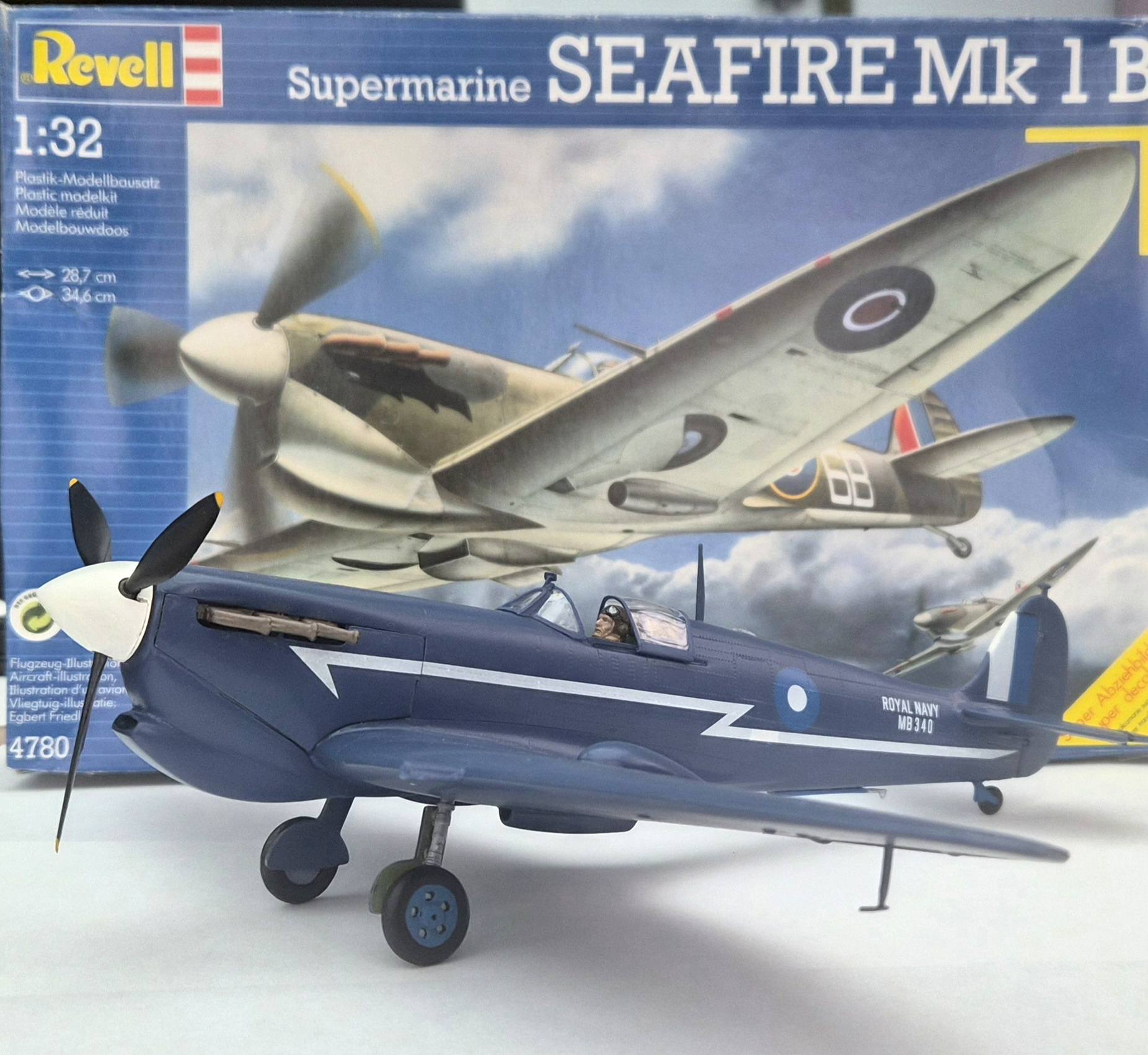 Revell Supermarine Seafire 1b model build