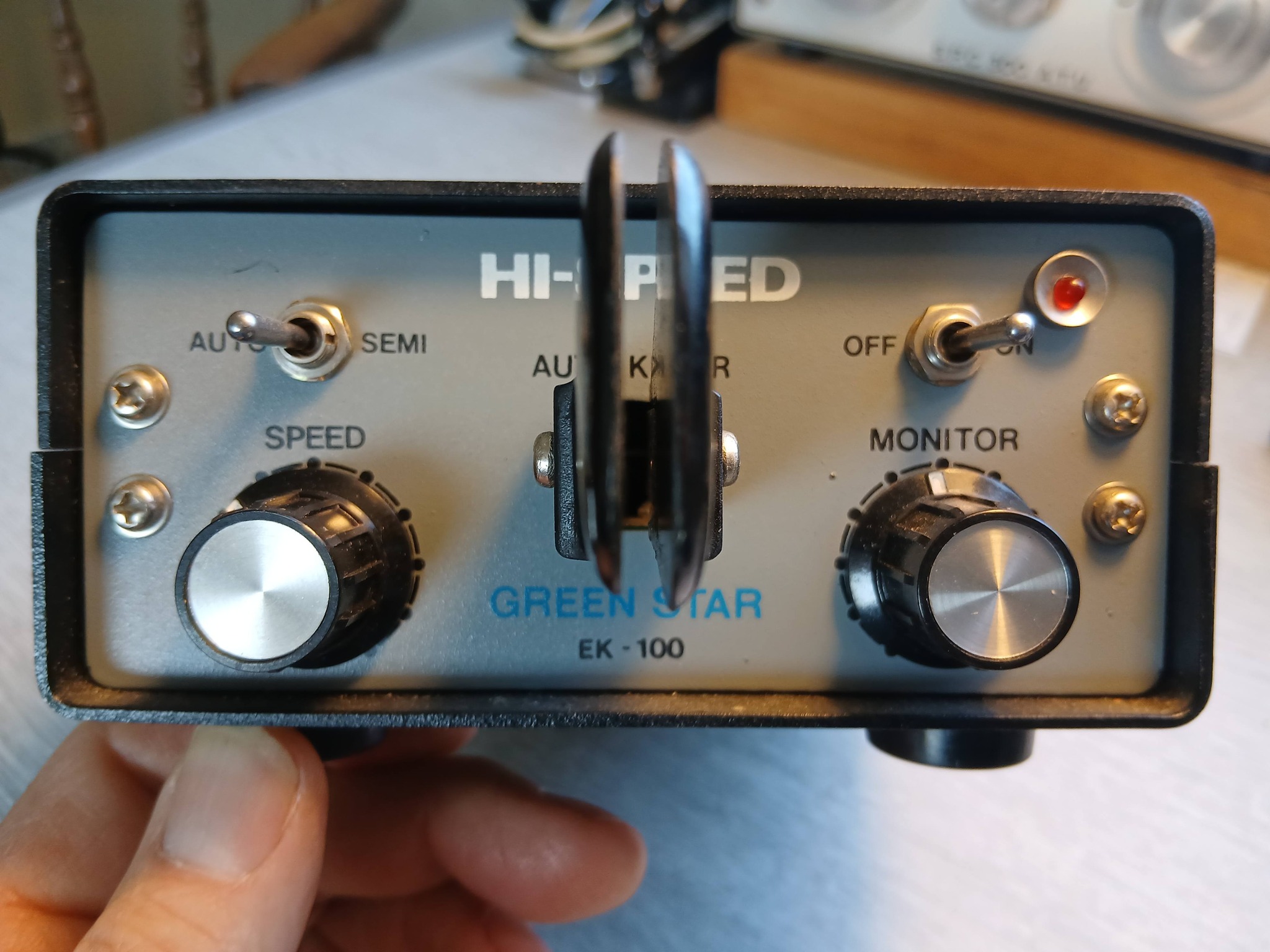 Katsumi EK130 Deluxe electronic keyer for Morse code