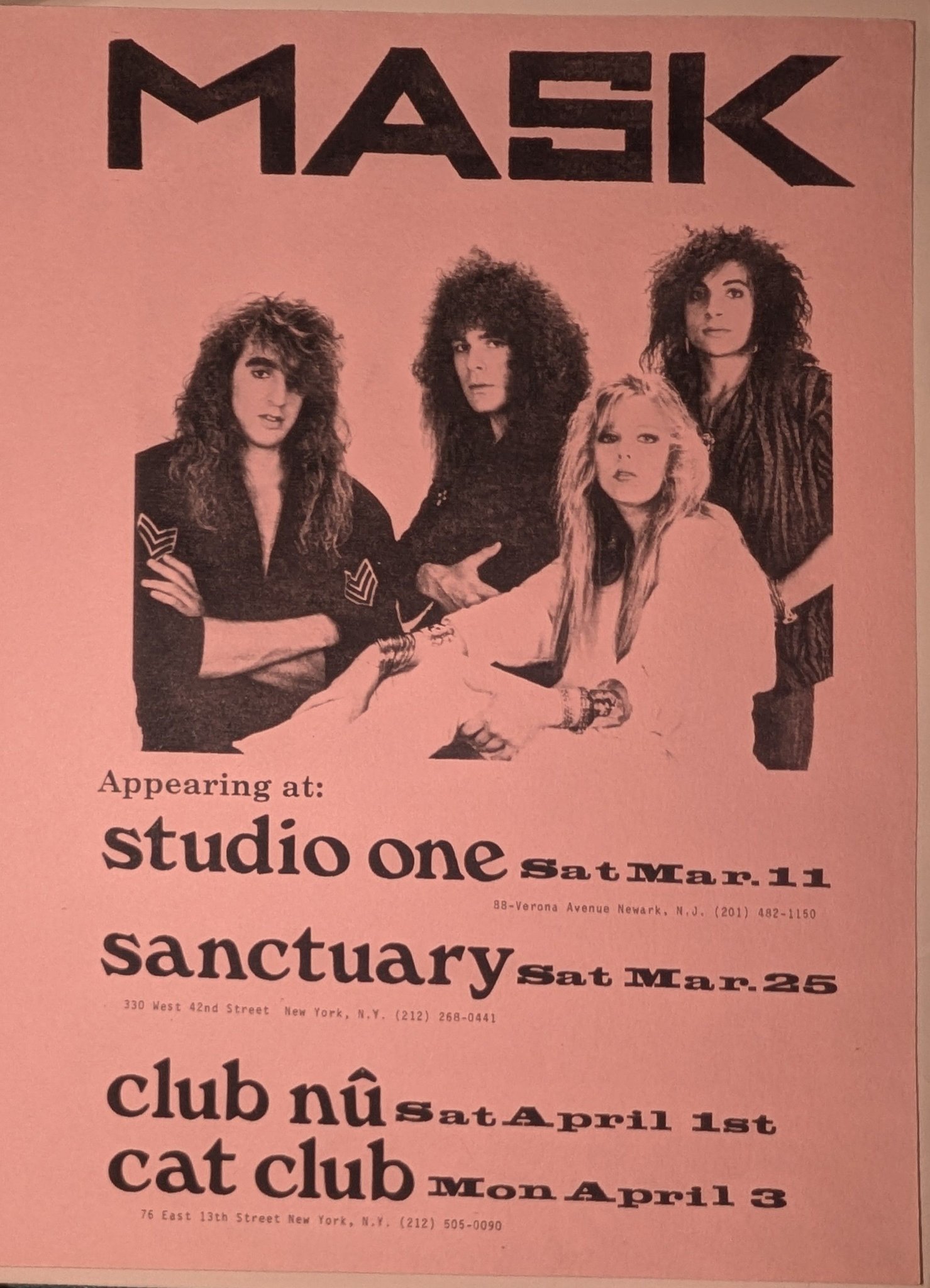 Studio One music venue in Newark, NJ