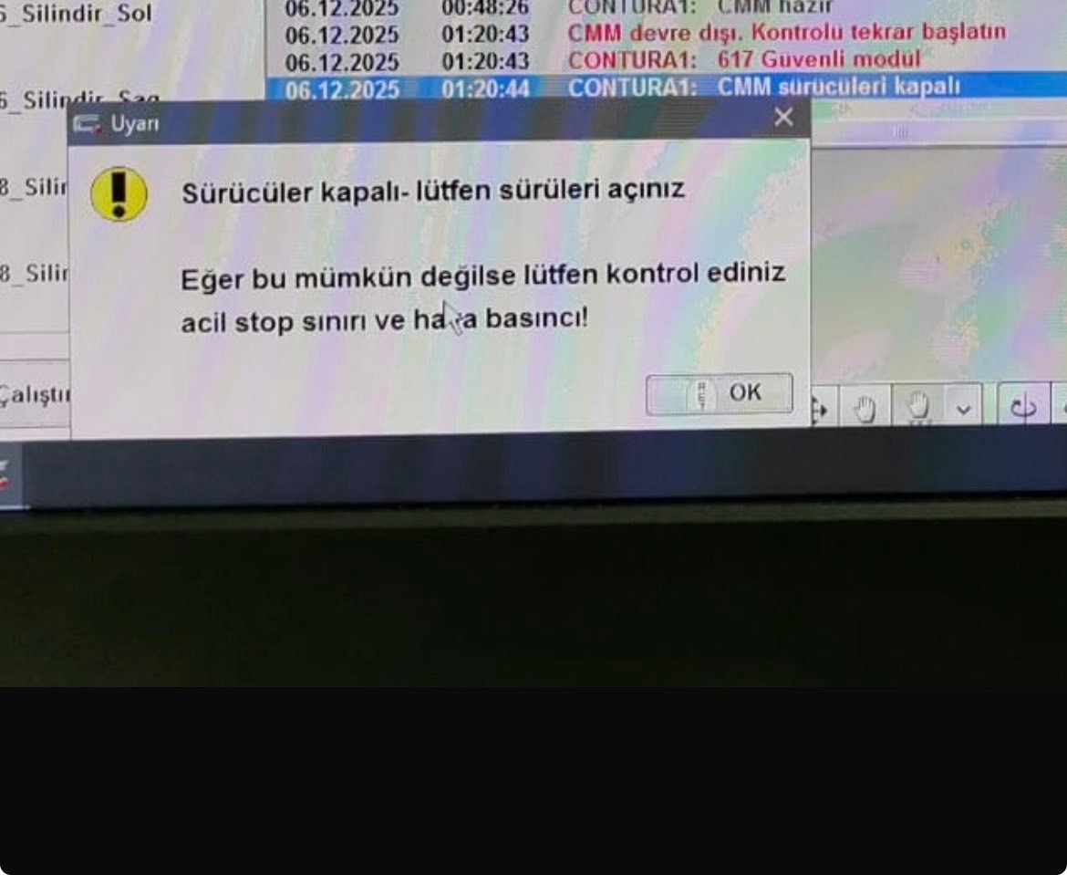 What is Zeiss CMM 617 safety mode issue?