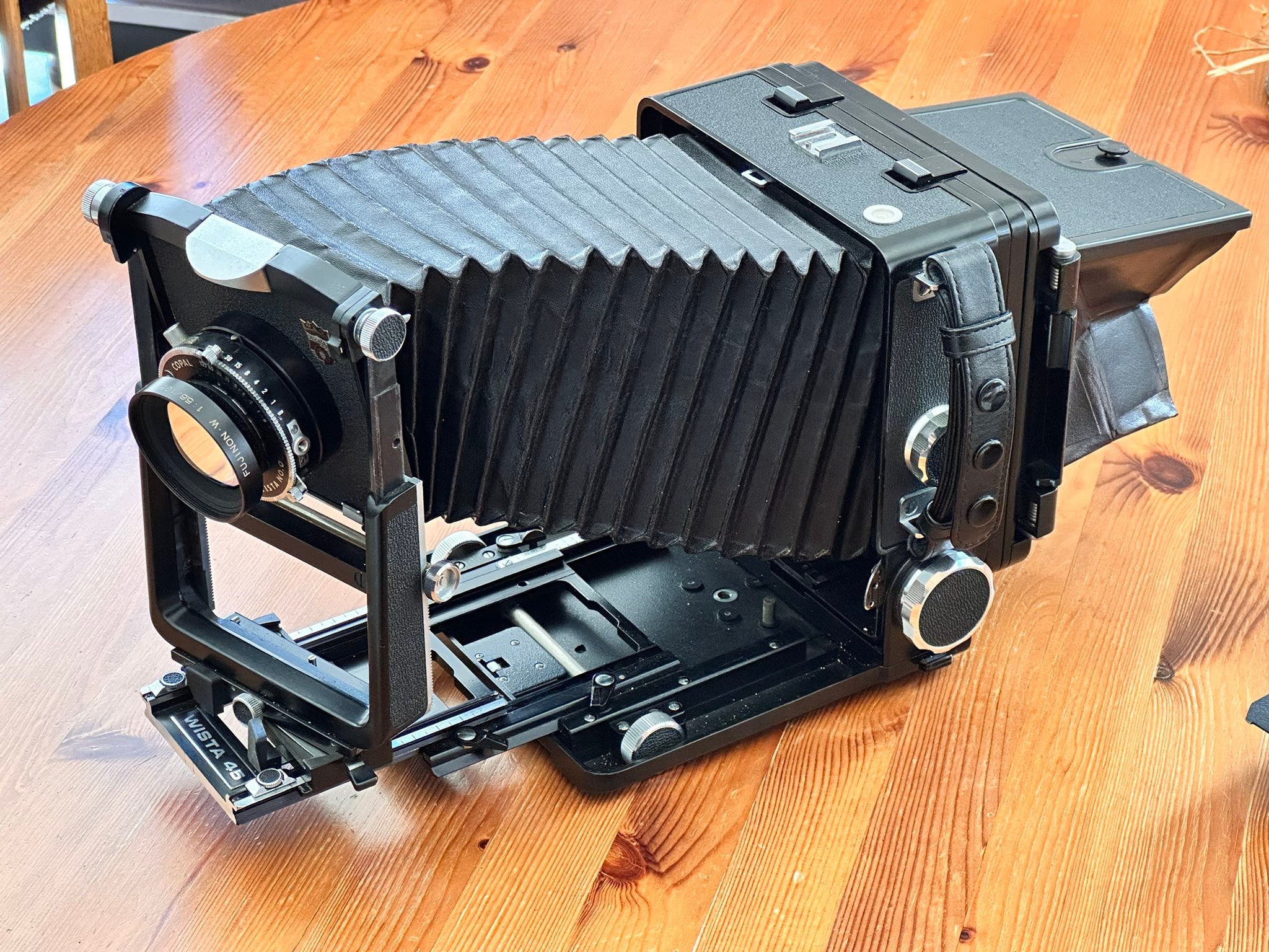Wista 45 SP kit with Fujinon and Nikkor lenses for large-format