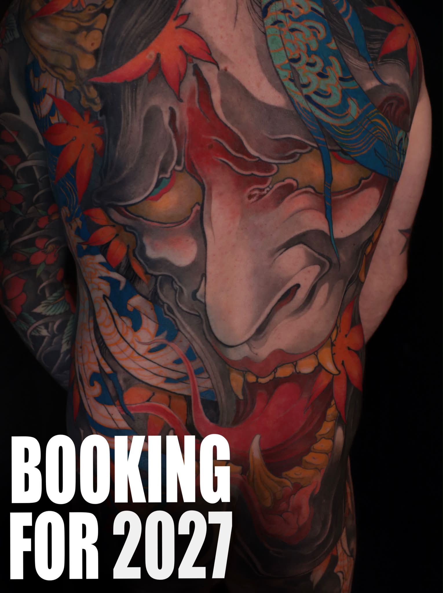 アート・デザイン・音楽 TATTOO ARTIST #13 Tyler Space Art now booking 2027 Japanese tattoos in Grand Rapids